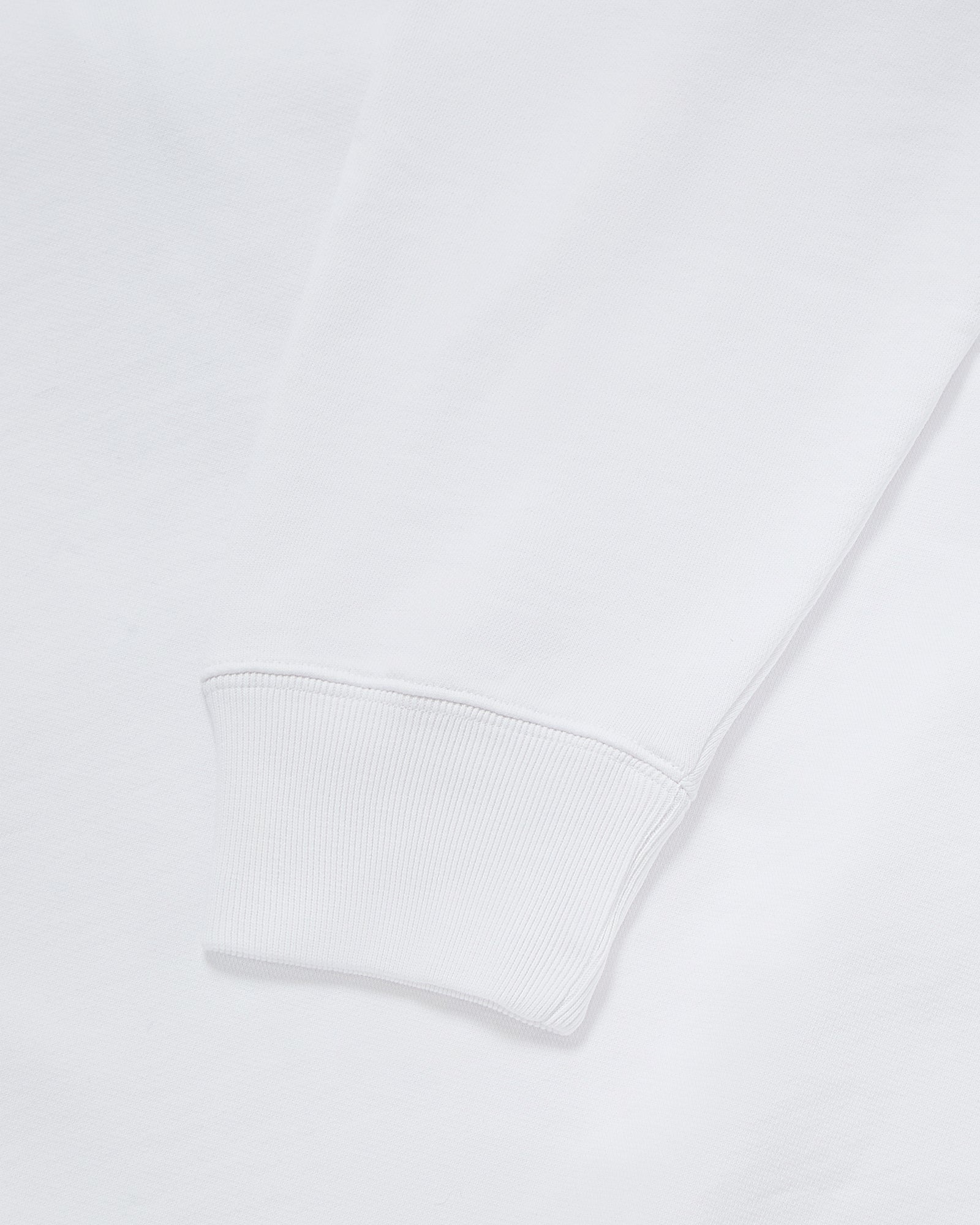 Classic Quarter Zip Mockneck Sweatshirt - White IMAGE #4