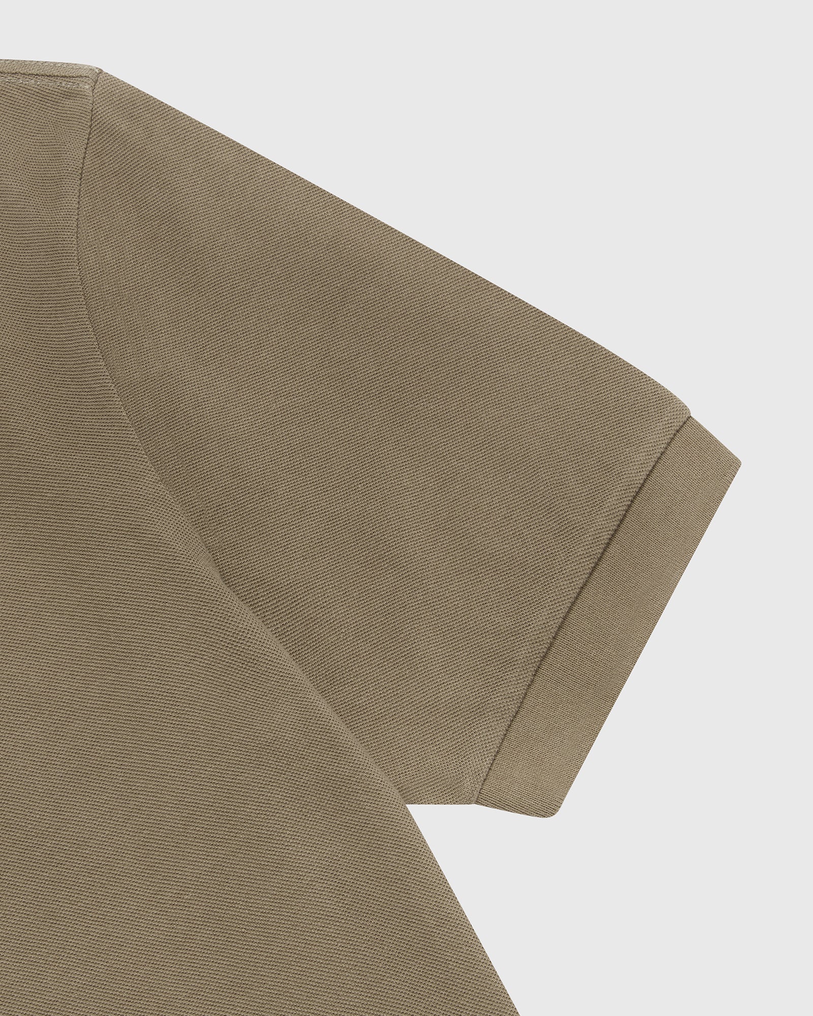 Classic Short Sleeve Polo - Taupe IMAGE #4