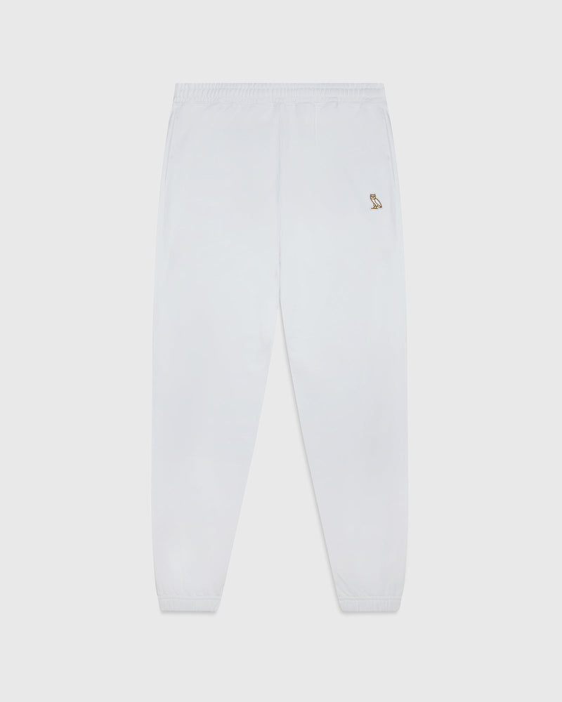 Classic Relaxed Fit Sweatpant - White