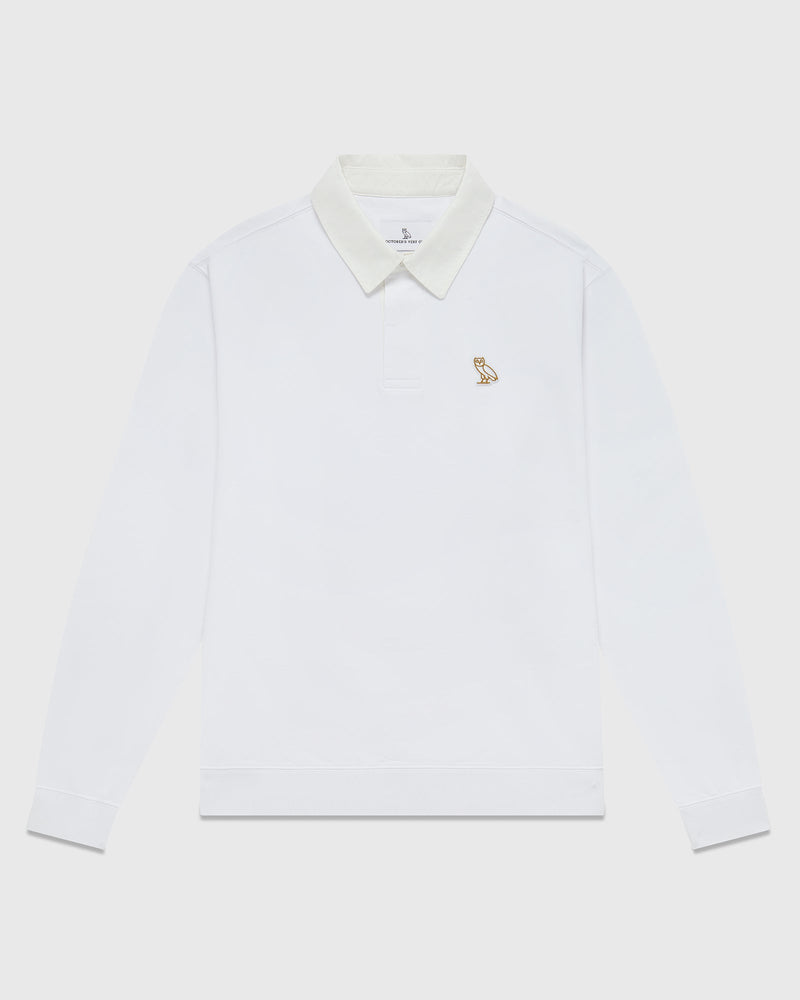 Classic Rugby Polo - White