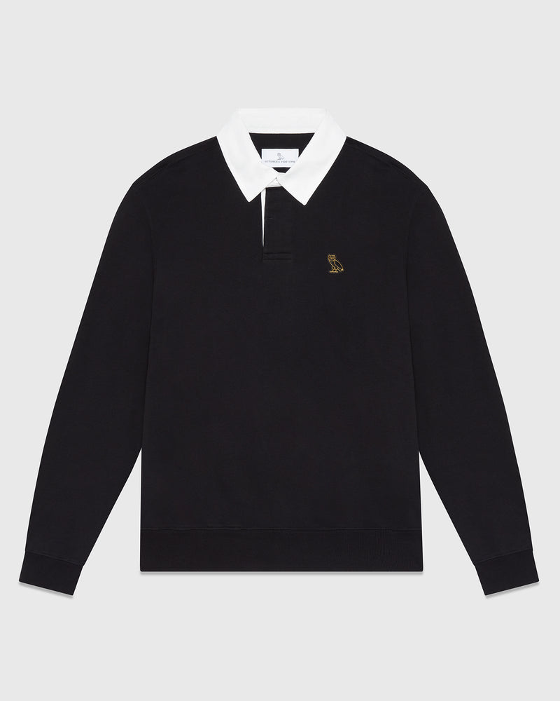Classic Rugby Polo - Black