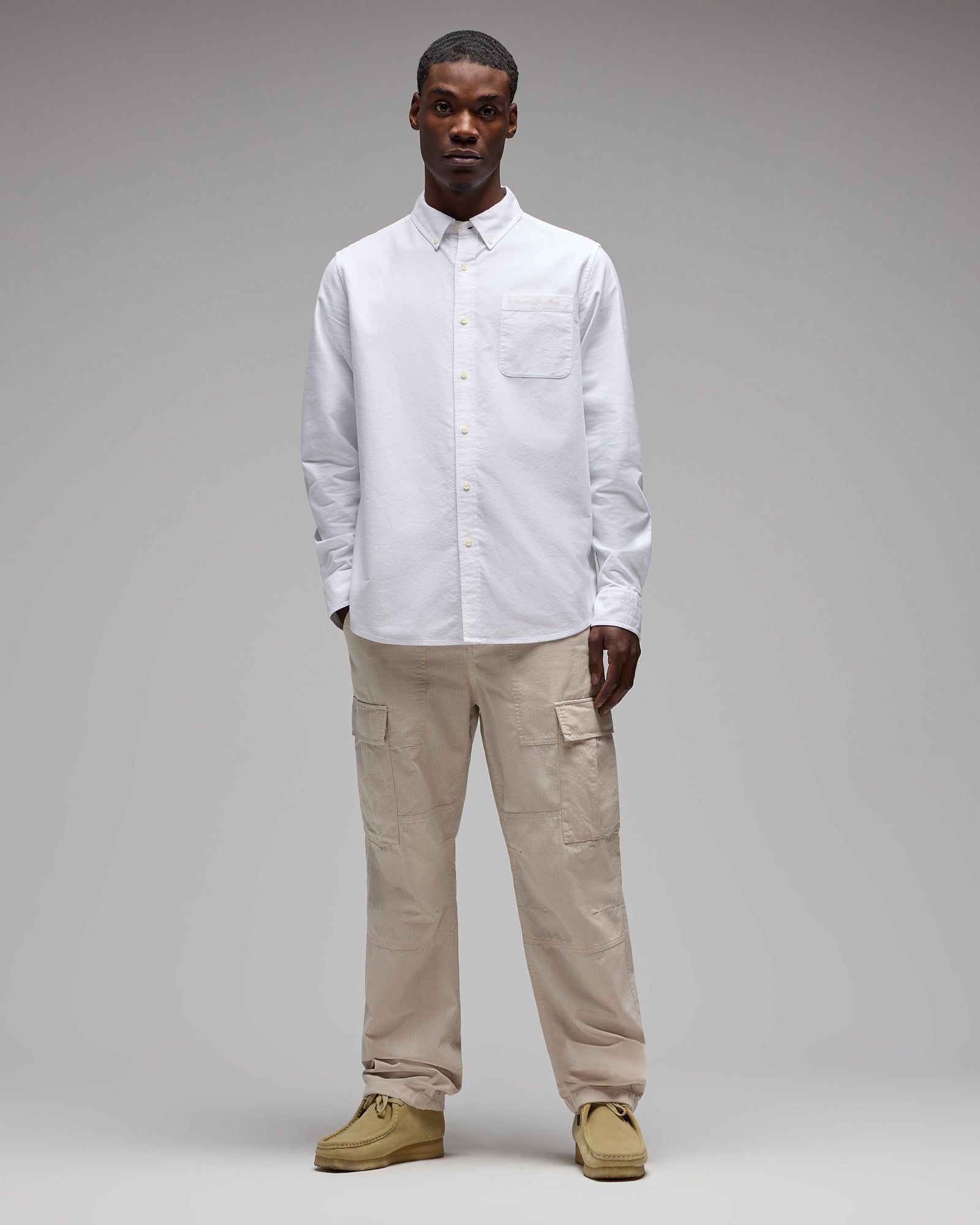 Oxford Sport Shirt - White IMAGE #2