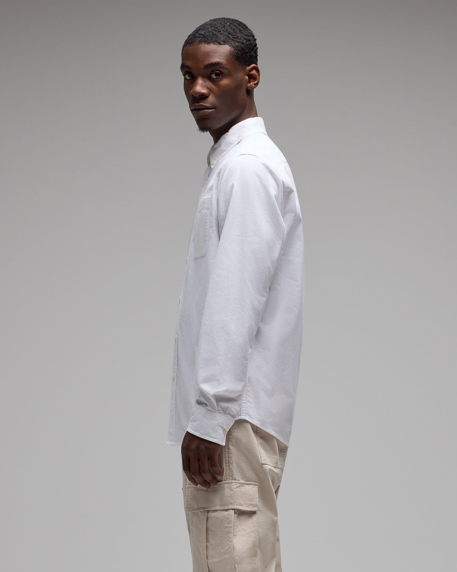 Oxford Sport Shirt - White IMAGE #4