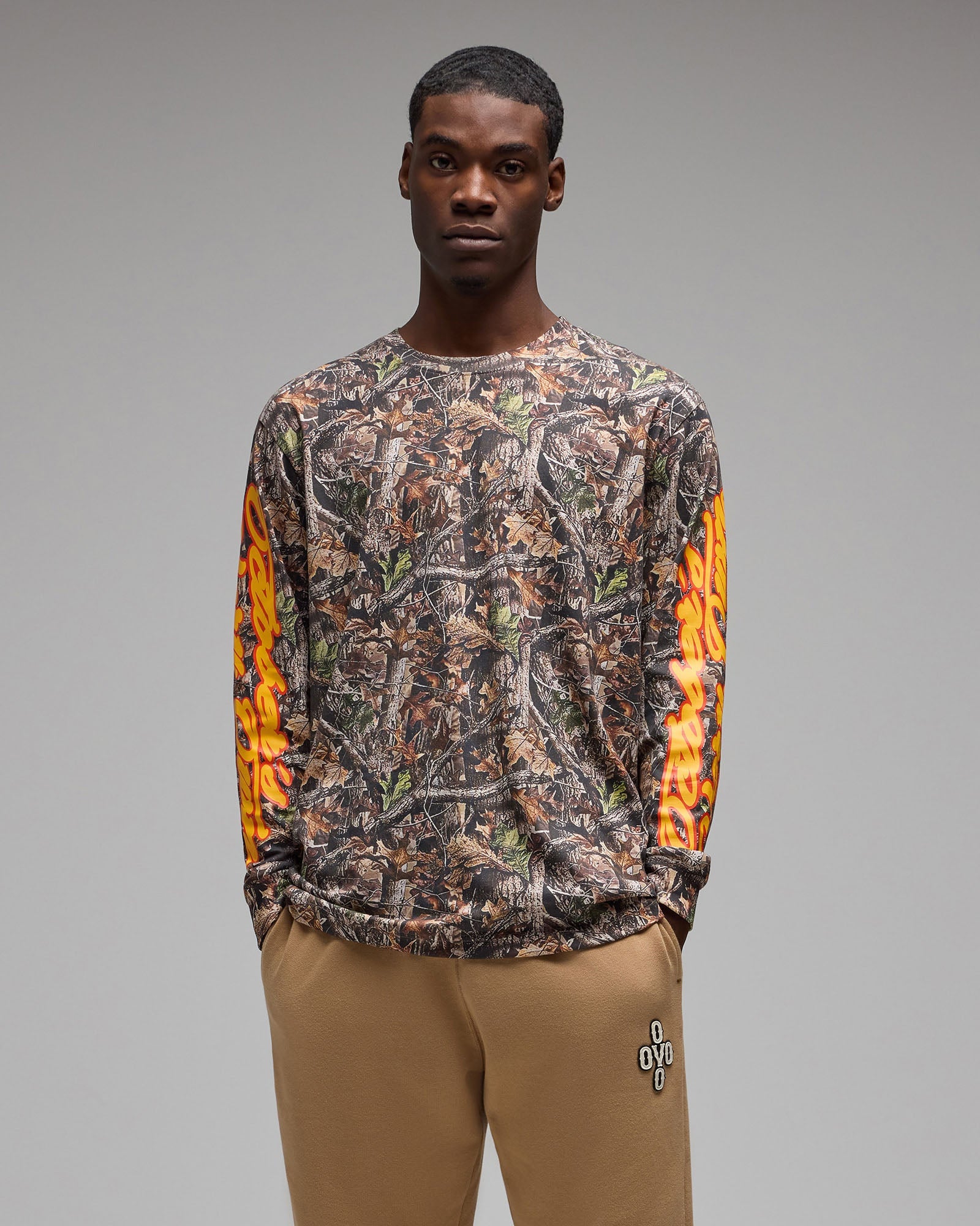 Sports Script Long-Sleeve T-Shirt - Field Camo IMAGE #3