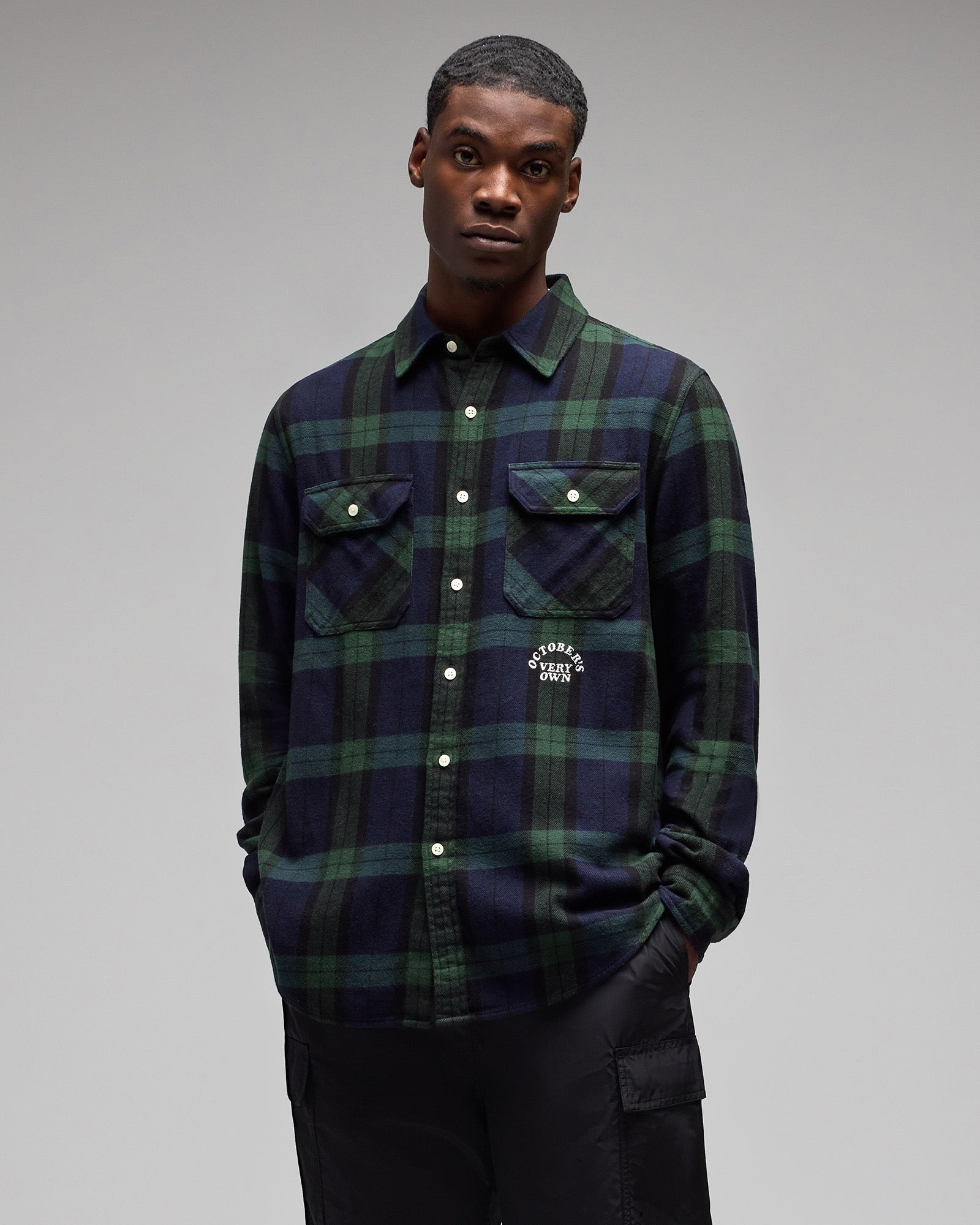 Tartan Flannel Shirt - Blackwatch IMAGE #3