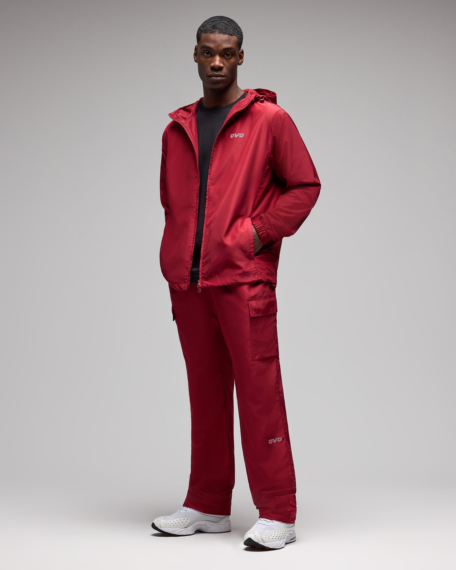 Lightweight Cargo Pant - Deep Red IMAGE #2