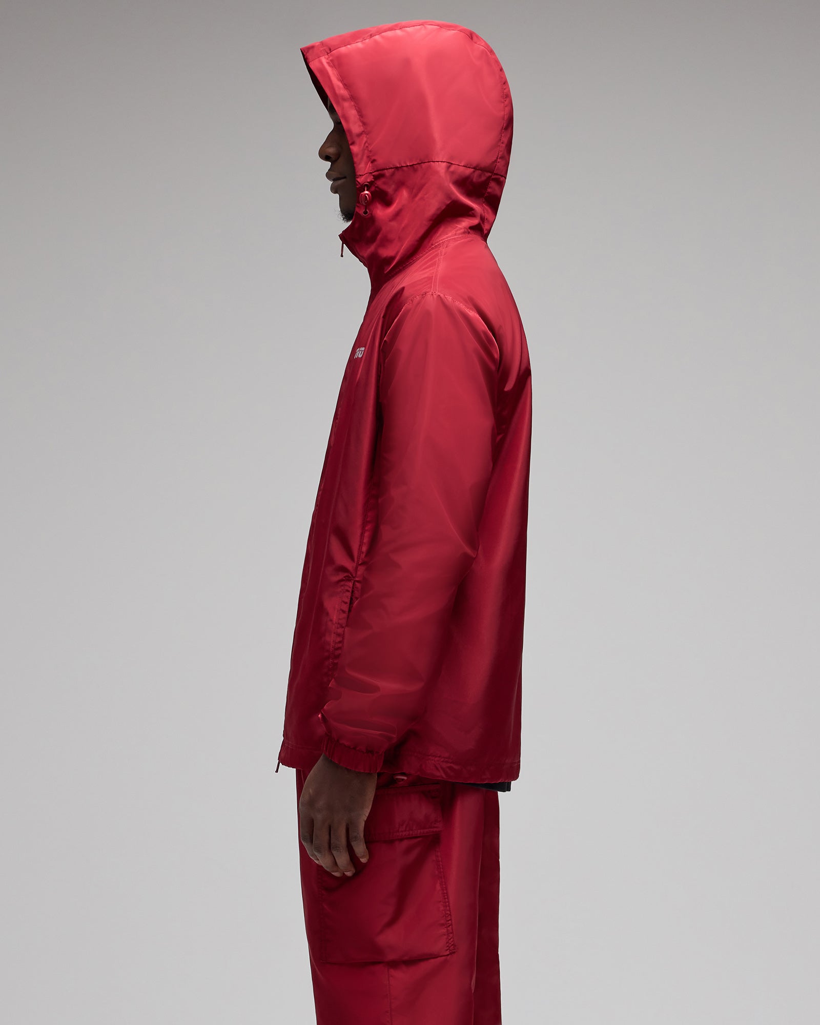 Lightweight Full-Zip Jacket - Deep Red IMAGE #4