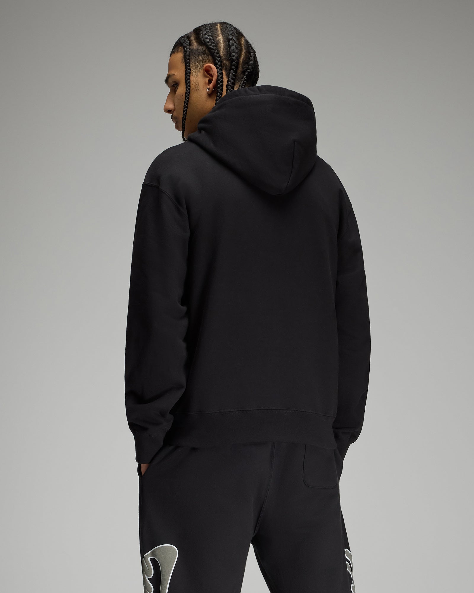 Sports Script Hoodie - Black IMAGE #5