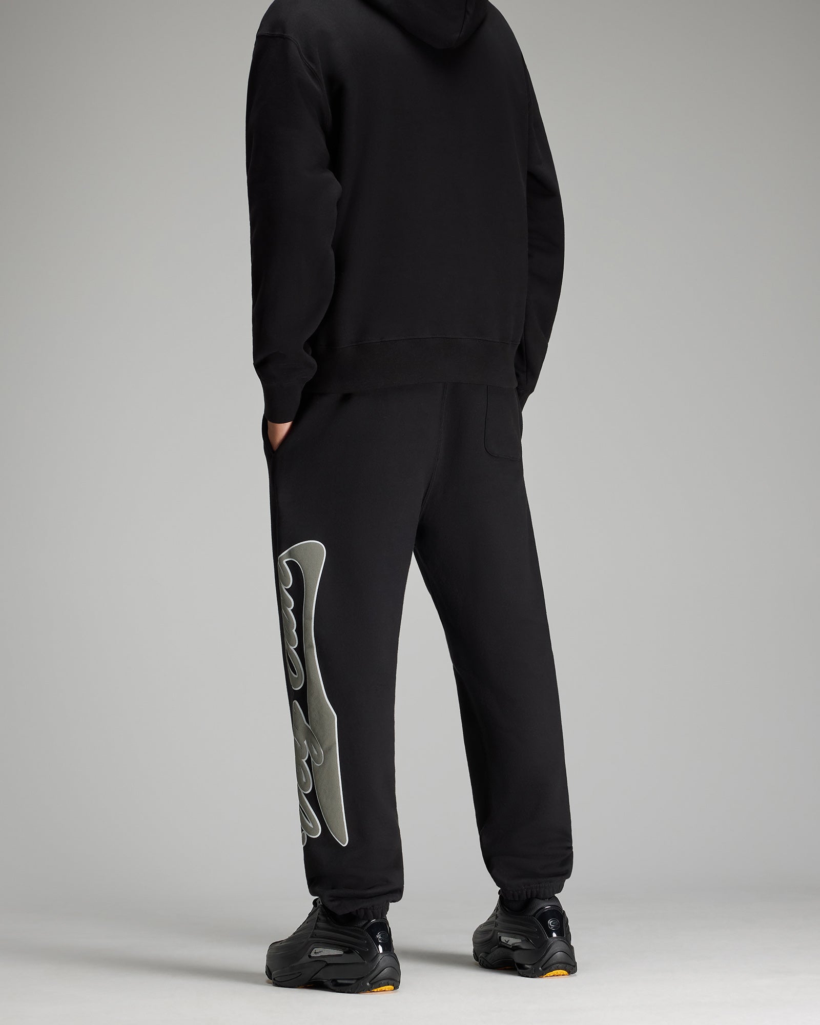 Sports Script Sweatpant - Black IMAGE #5