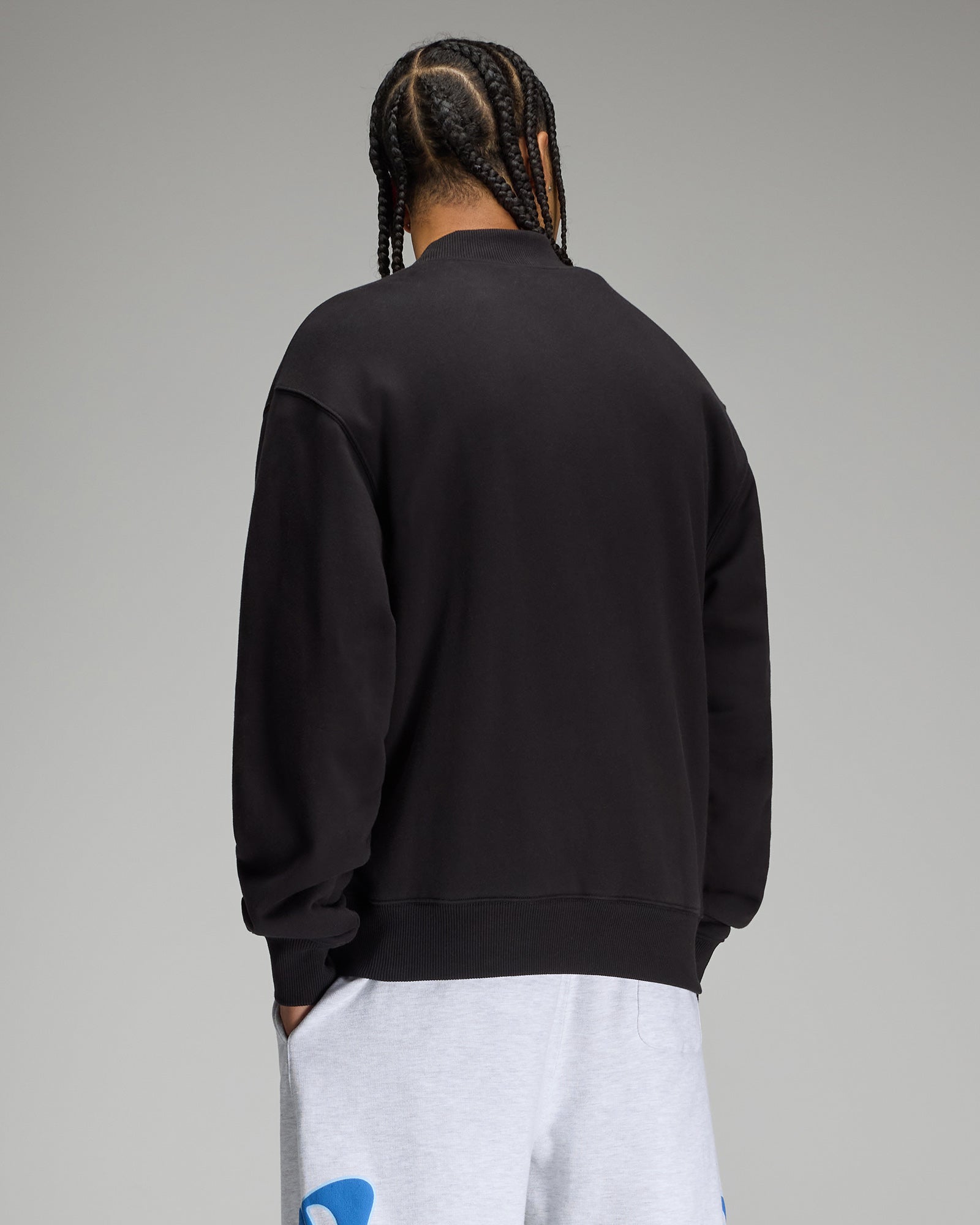 Waffle-Lined Track Jacket - Black IMAGE #5