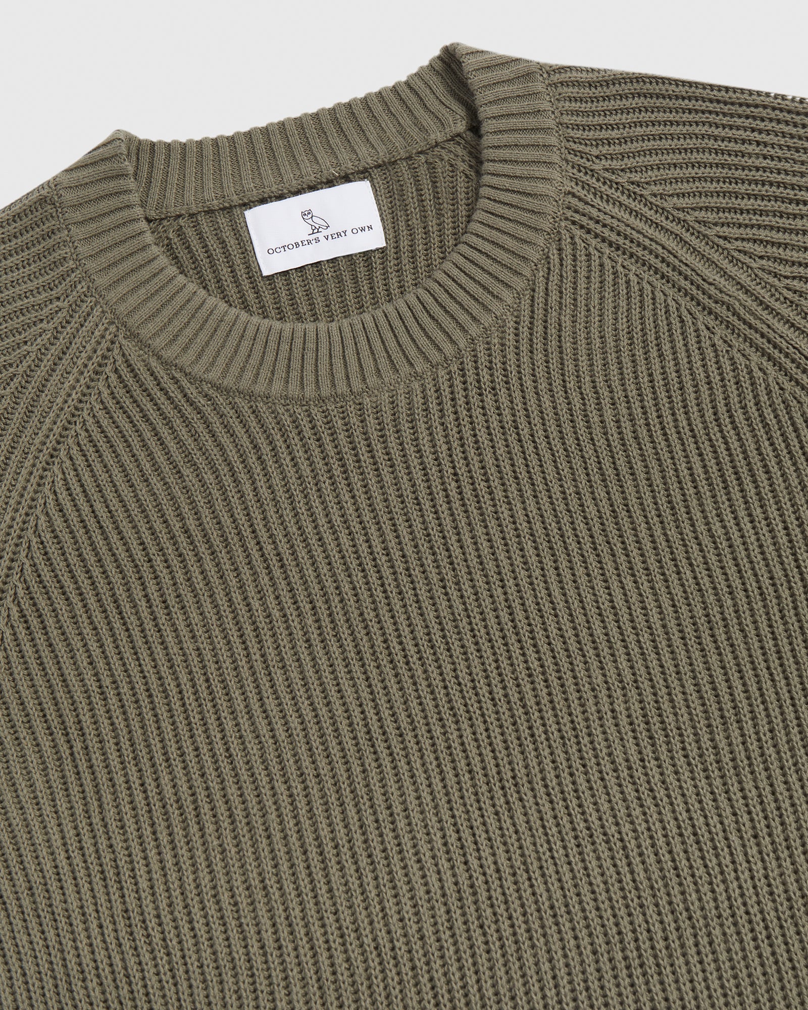 Raglan Knit Sweater - Olive IMAGE #4