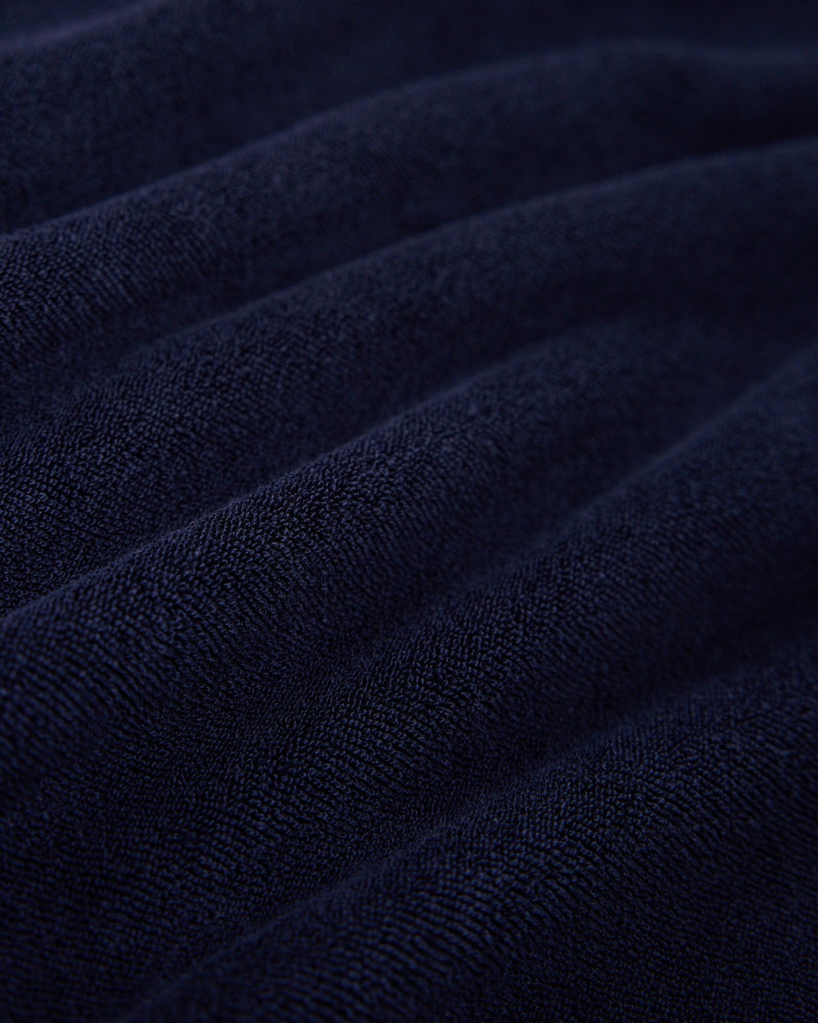 Euro Terry Cloth Sweatshort - Navy IMAGE #5