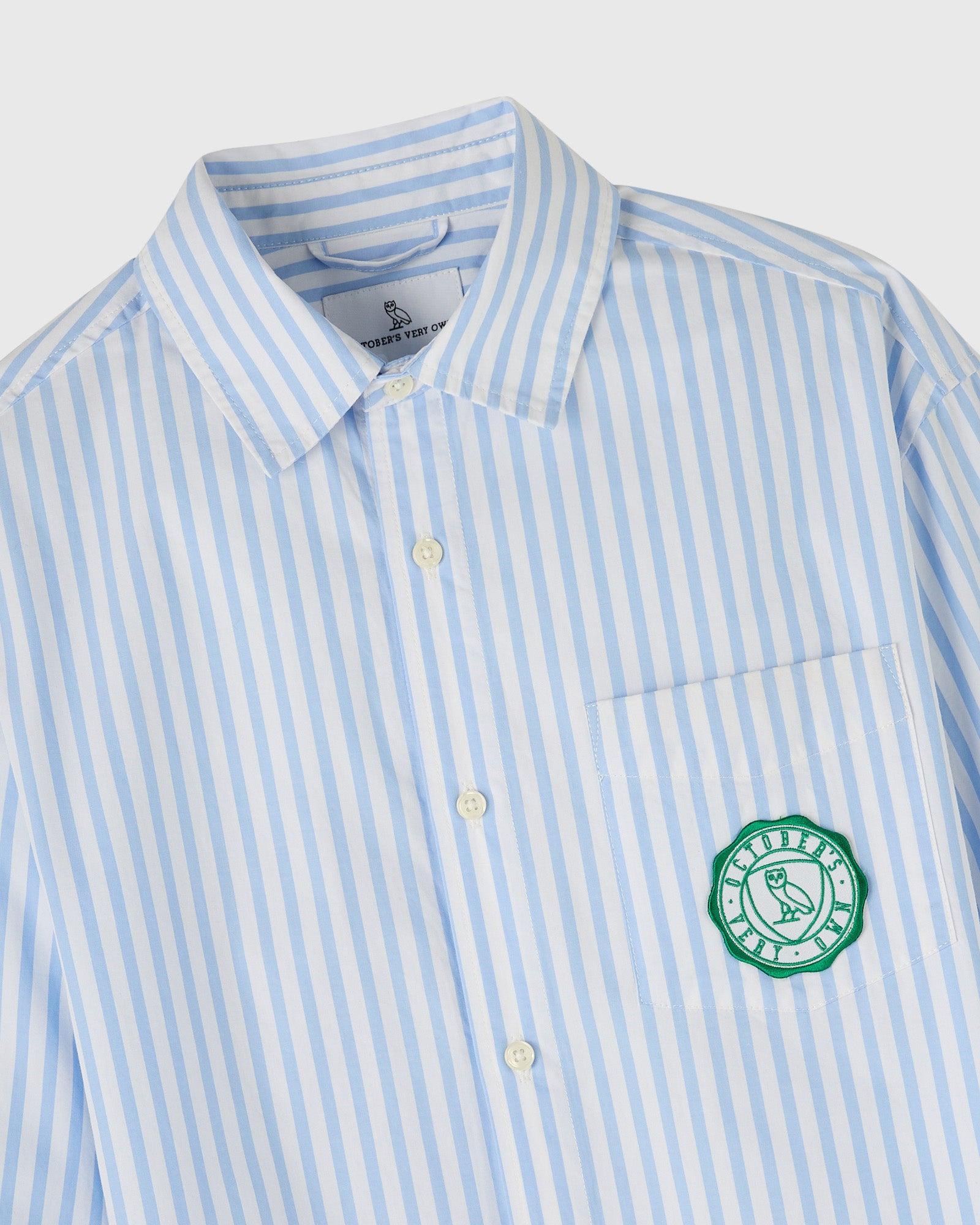 Athletics Club Poplin Striped Shirt - Light Blue IMAGE #5