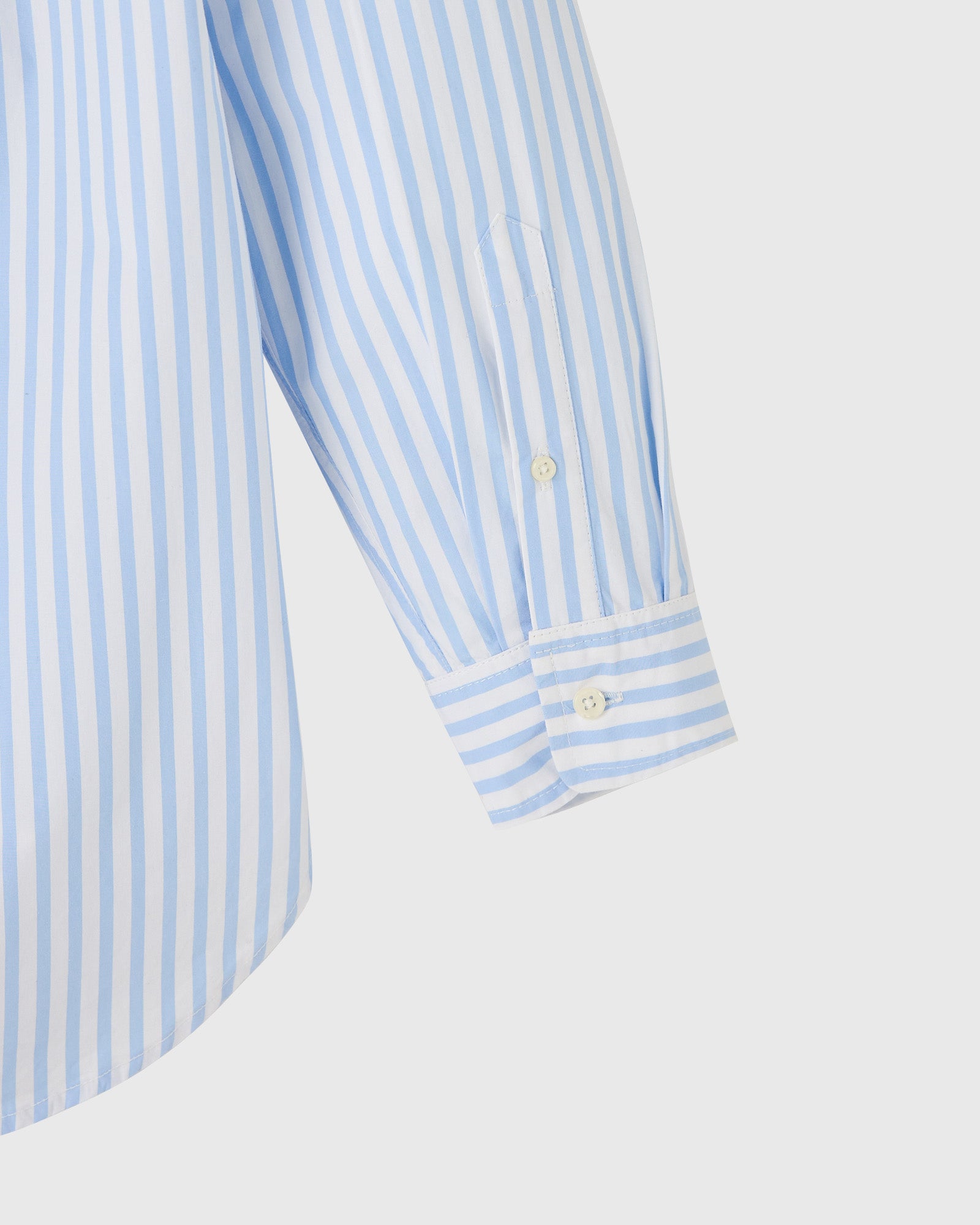 Athletics Club Poplin Striped Shirt - Light Blue IMAGE #8