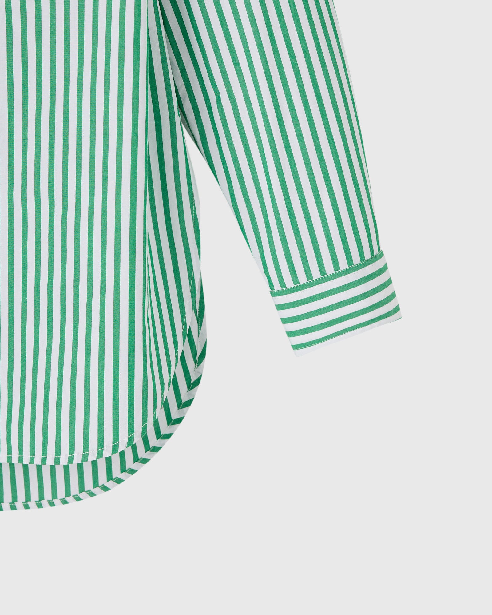Athletics Club Poplin Striped Shirt - Green IMAGE #7