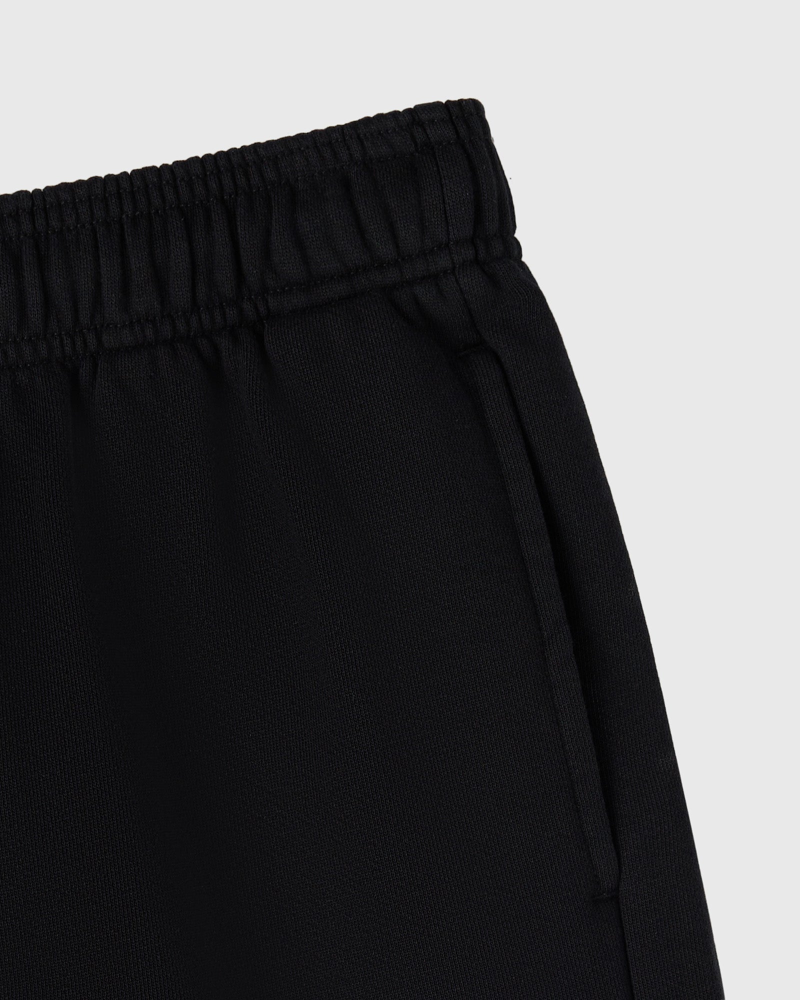 Pom Pom Sweatshort - Black IMAGE #3