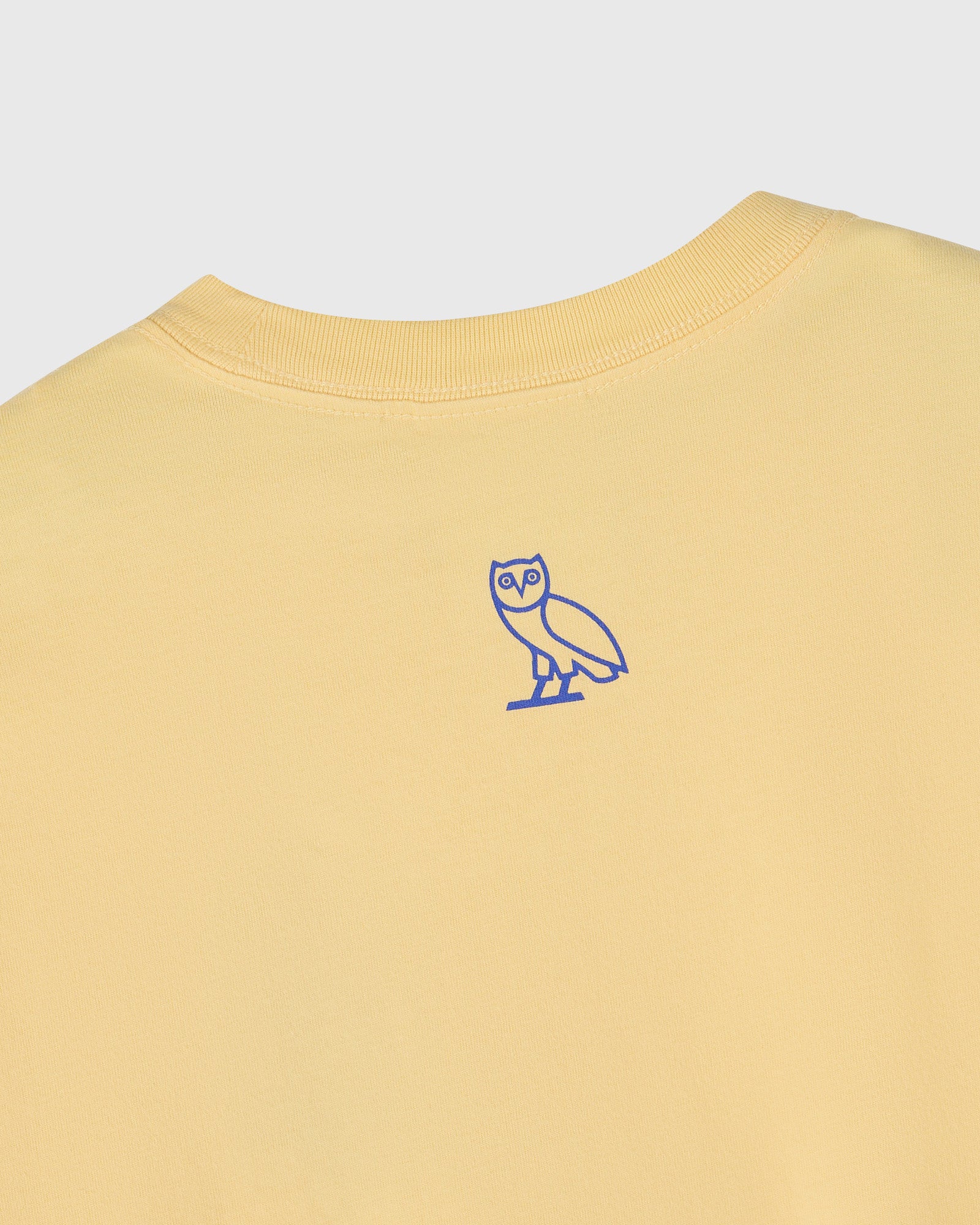 Brush Stroke Flower Cropped T-Shirt - Yellow IMAGE #4