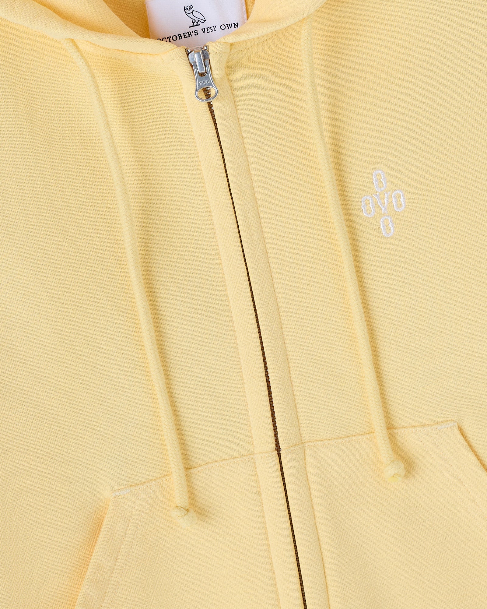 Pom Pom Full-Zip Hoodie - Yellow IMAGE #3