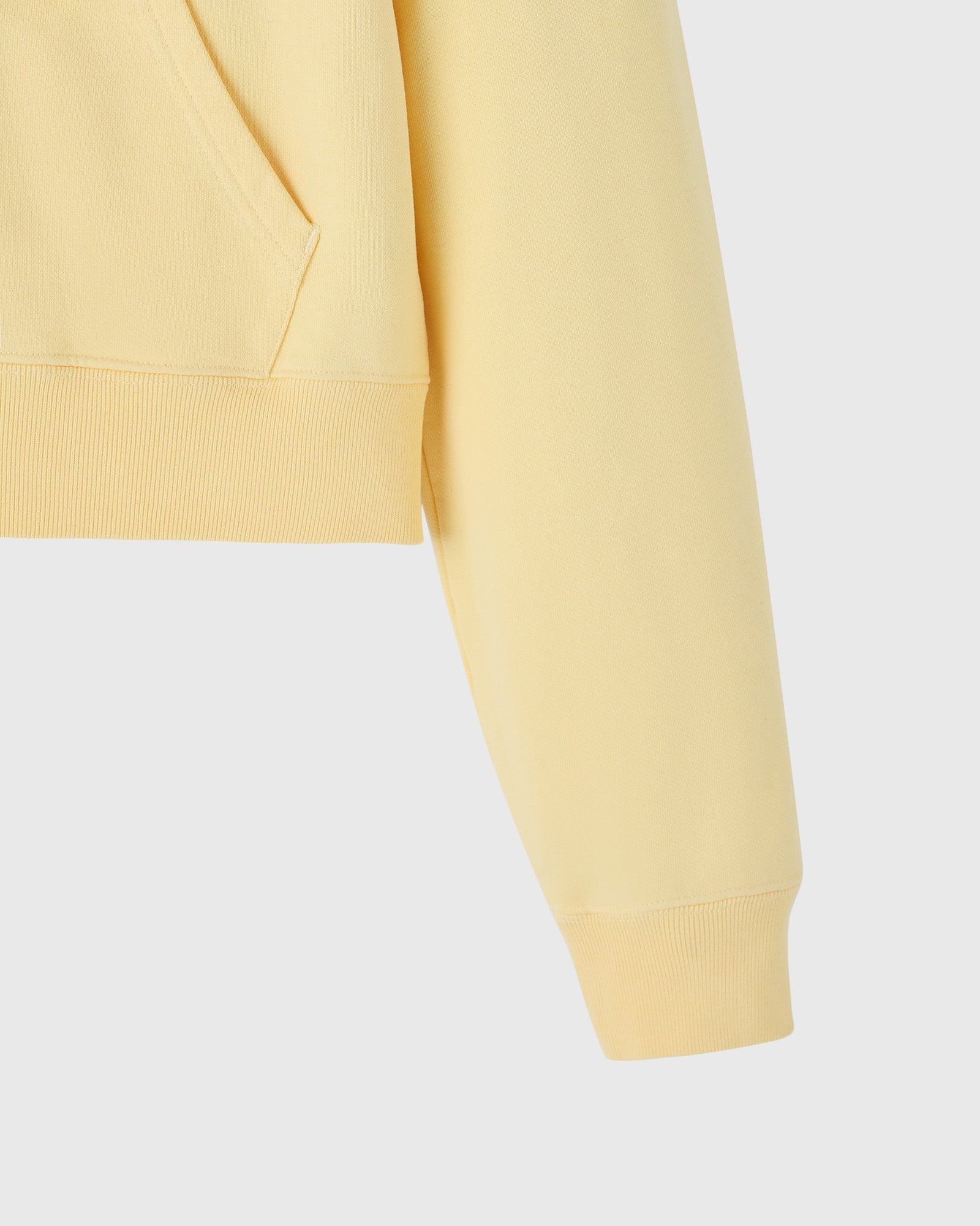 Pom Pom Full-Zip Hoodie - Yellow IMAGE #4