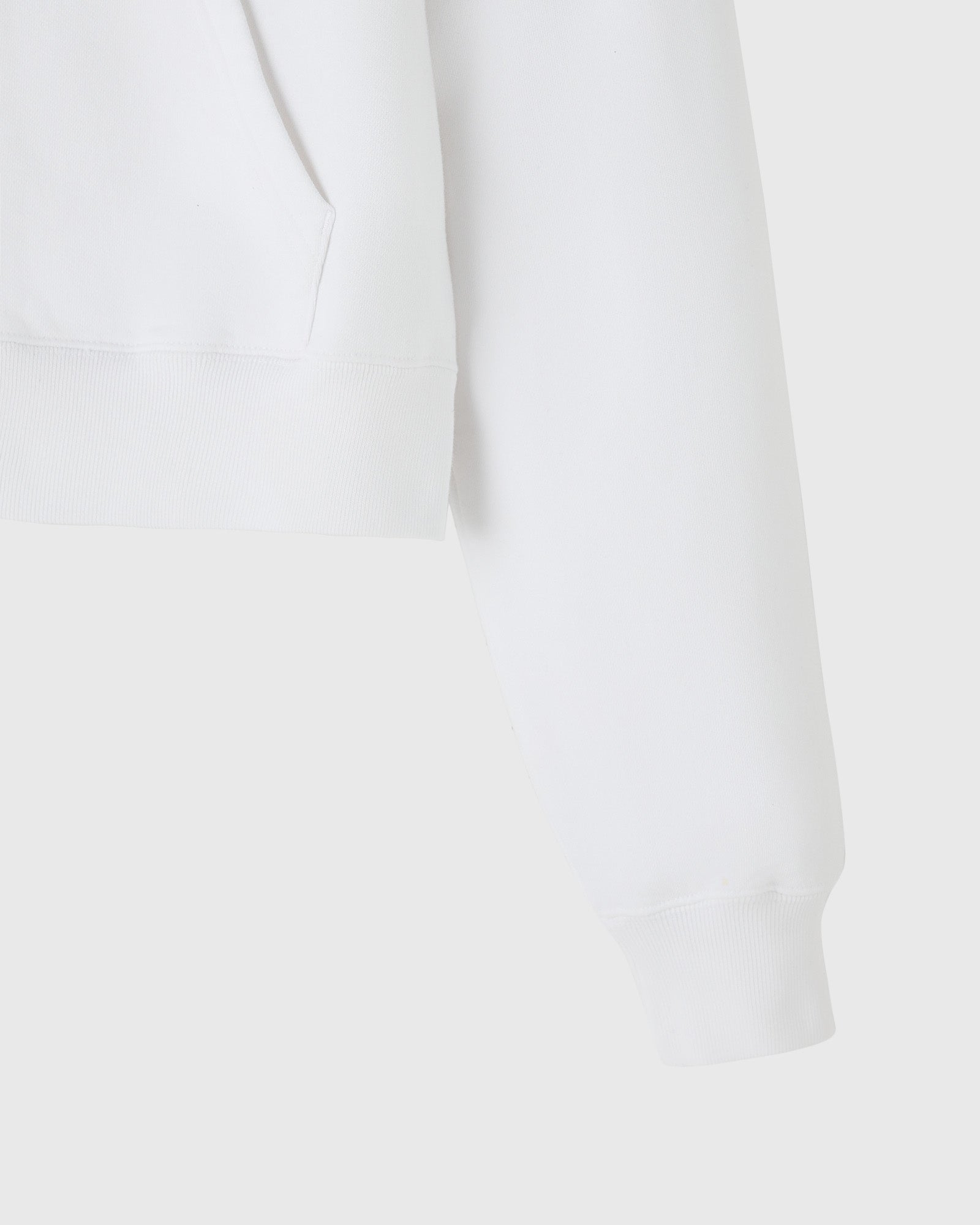 Pom Pom Full-Zip Hoodie - White IMAGE #4