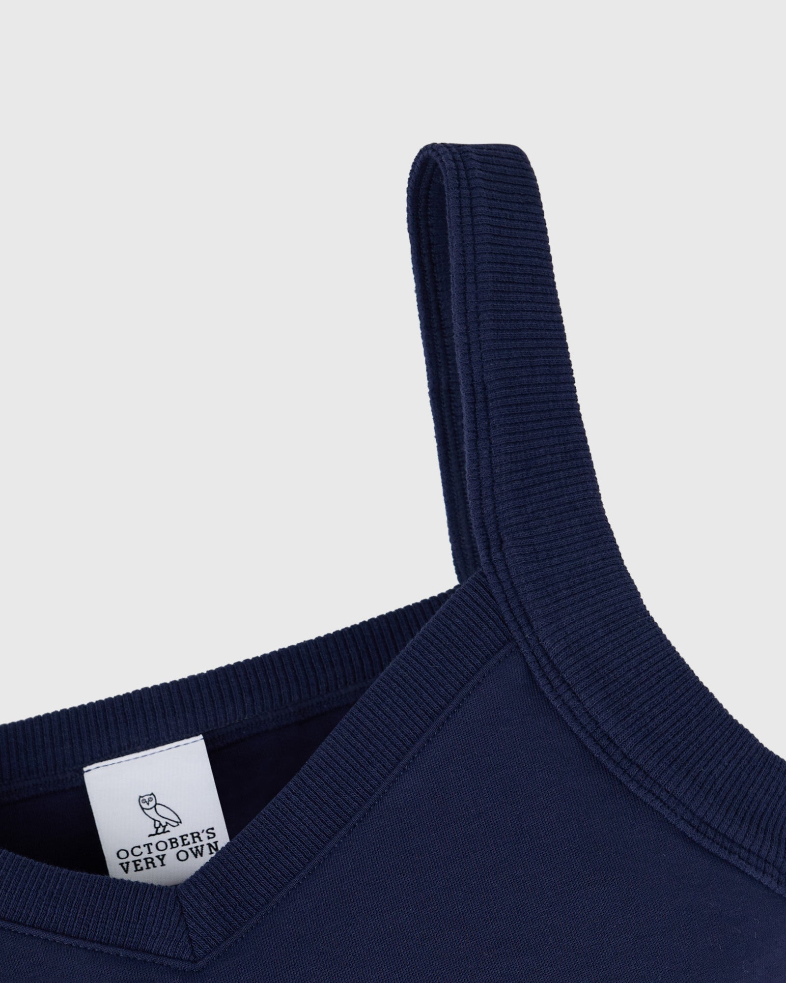 Interlock Knit Tank - Navy IMAGE #5