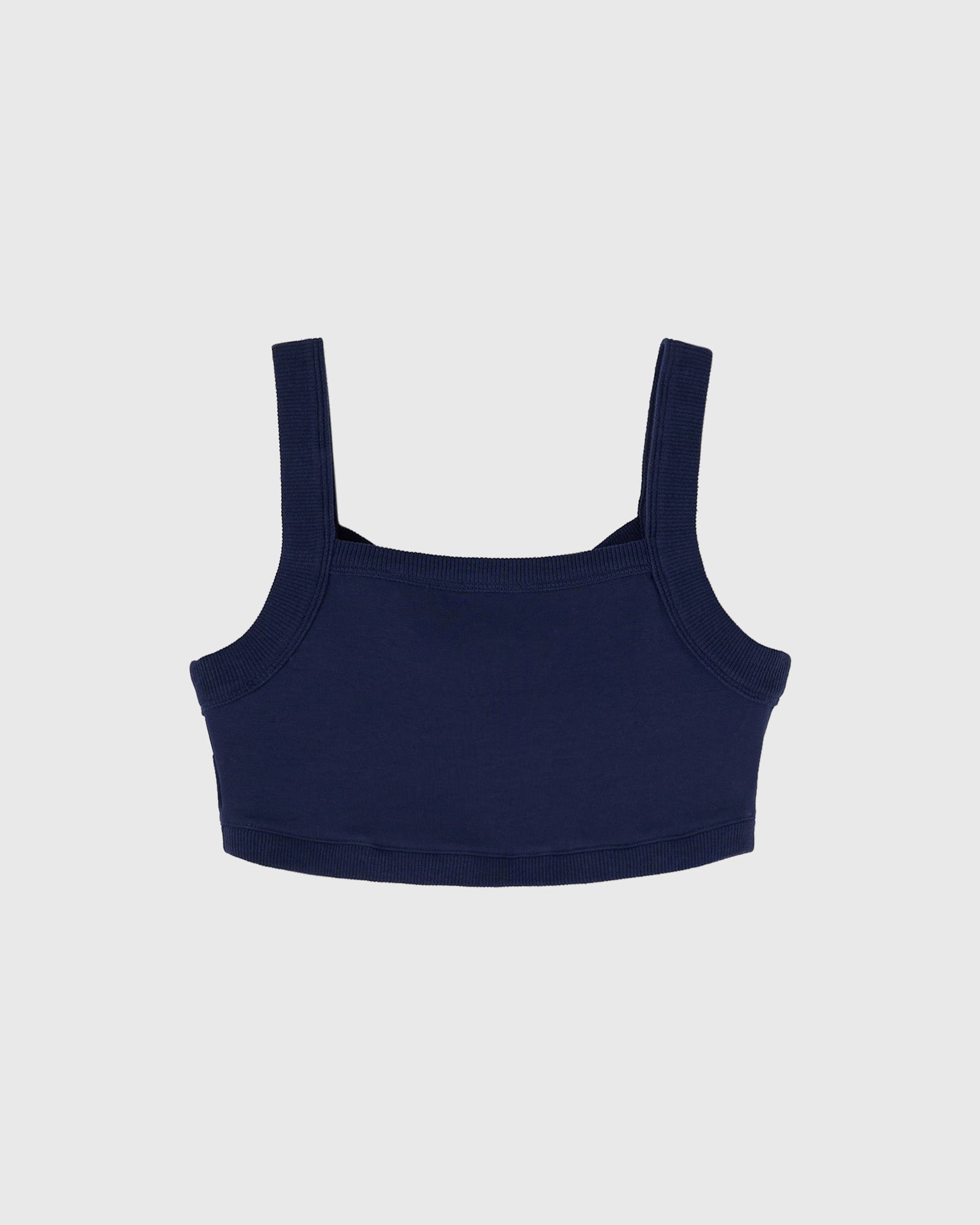 Interlock Knit Tank - Navy IMAGE #4
