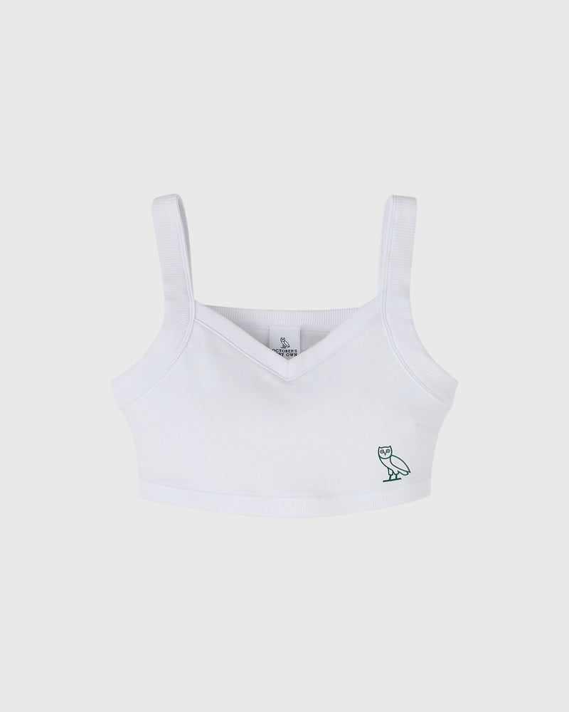 Interlock Knit Tank - White