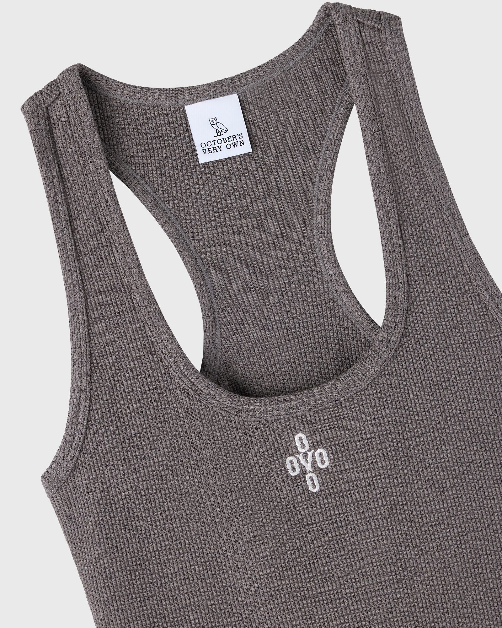 Pom Pom Scoopneck Tank Top - Granite IMAGE #7