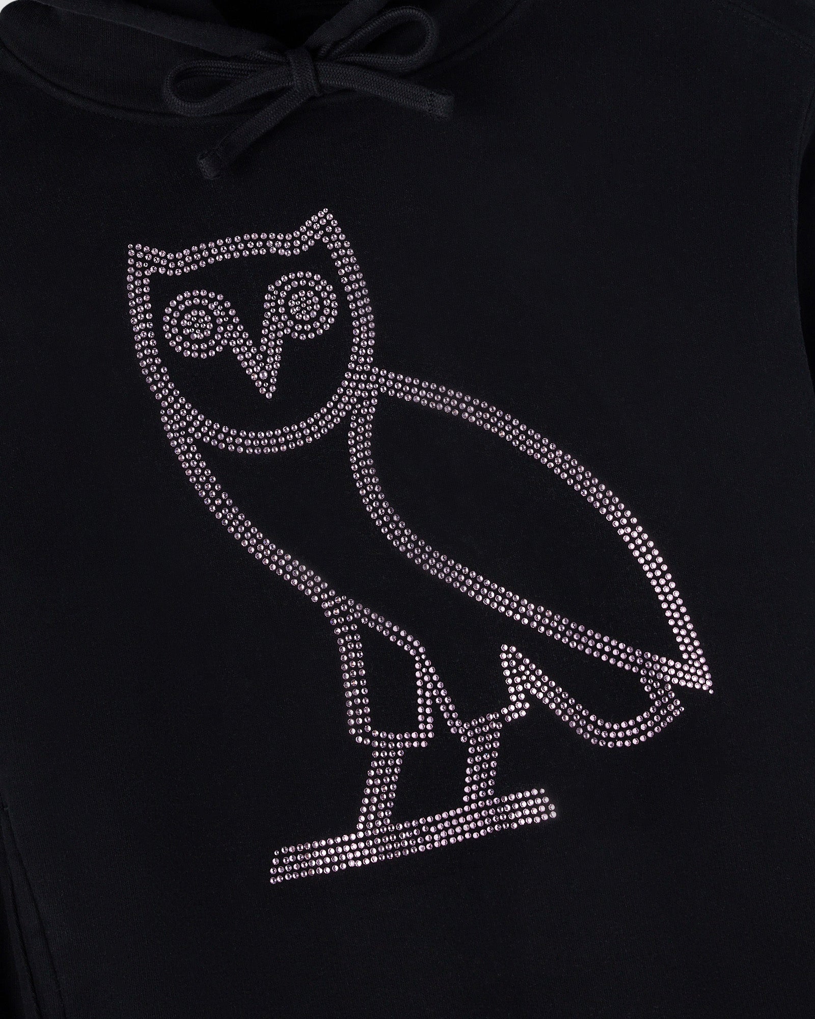 Rhinestone Icon Hoodie - Black IMAGE #3