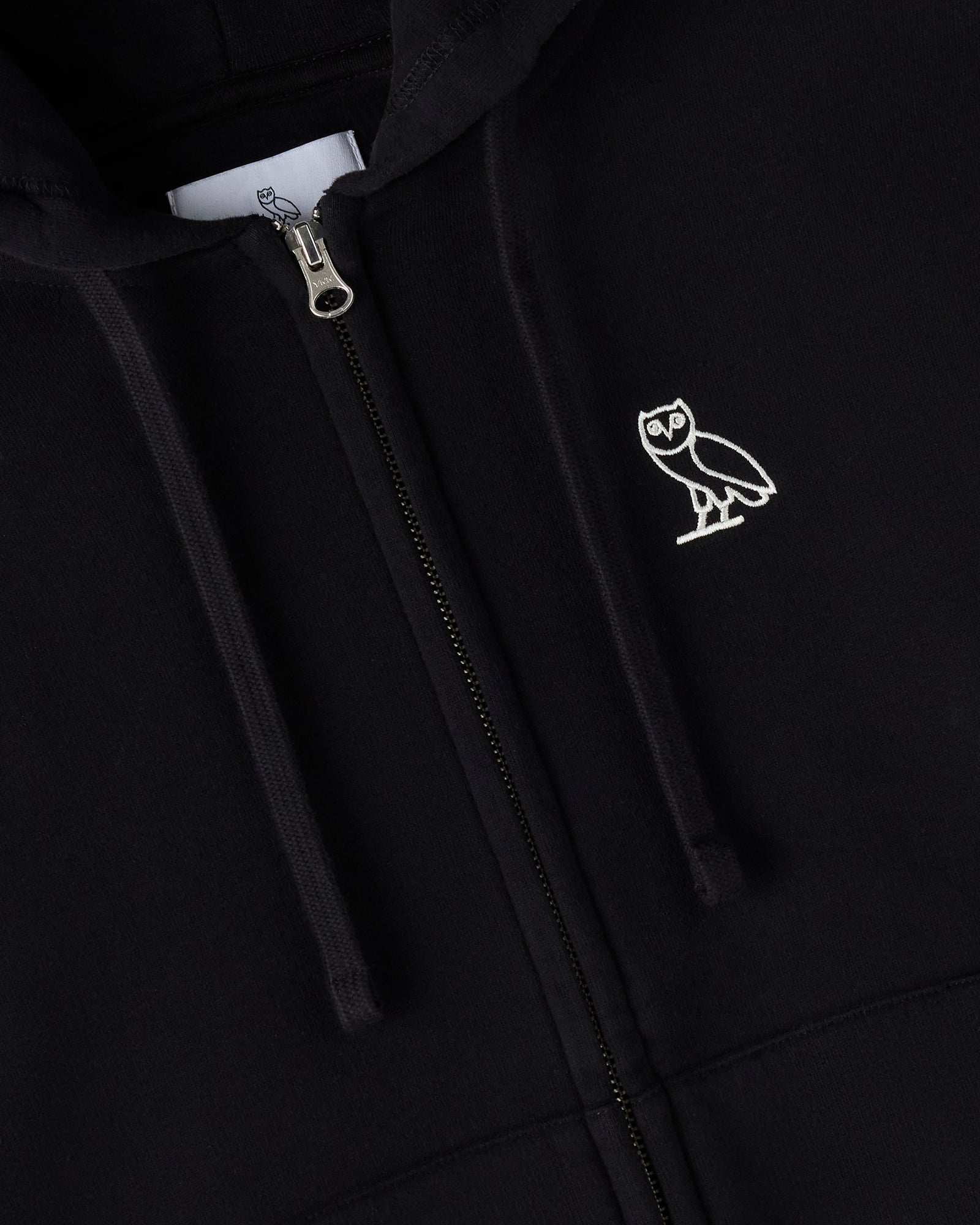 Relaxed-Fit Full-Zip Hoodie - Black IMAGE #7