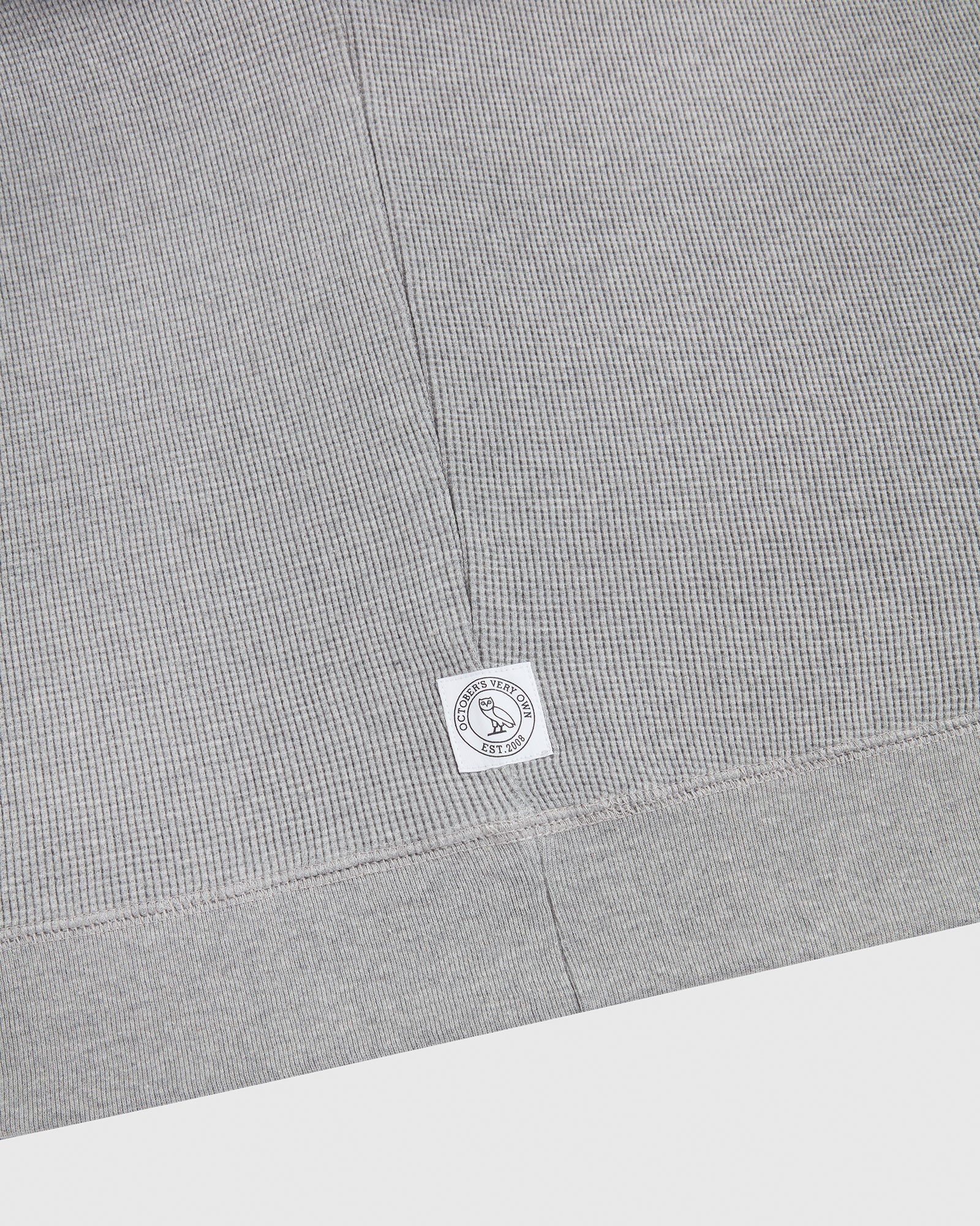 Longsleeve Waffle T-Shirt - Heather Grey IMAGE #5