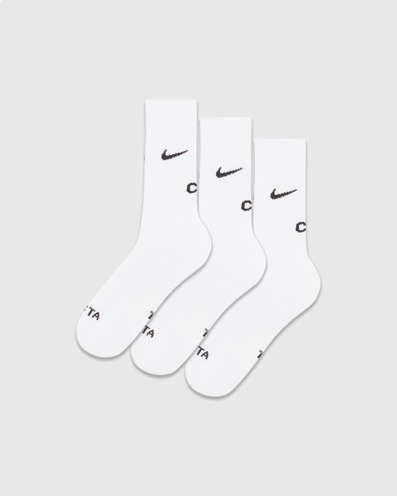 Crew Socks 3 Pack - White