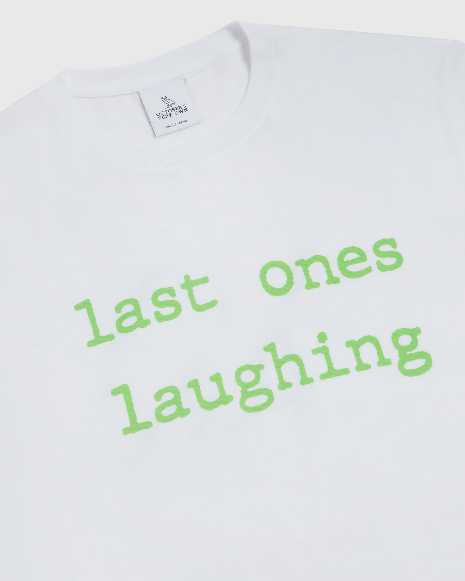 Lol T-Shirt - White/Green IMAGE #3