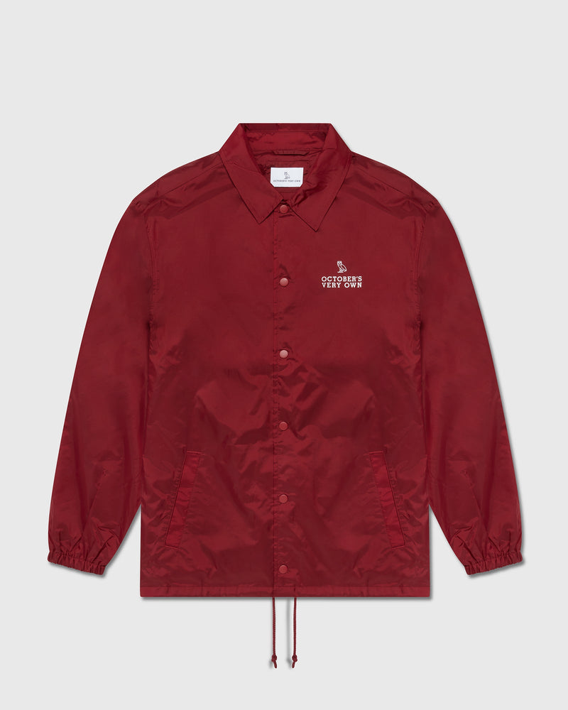 Coaches Jacket - Dark Crimson