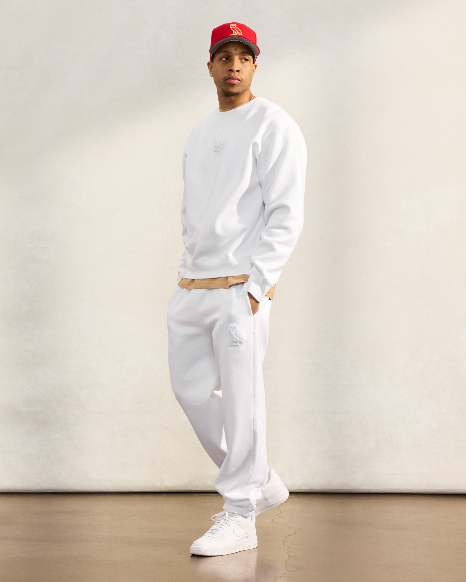 Mini OG Relaxed Fit Sweatpant - White IMAGE #2