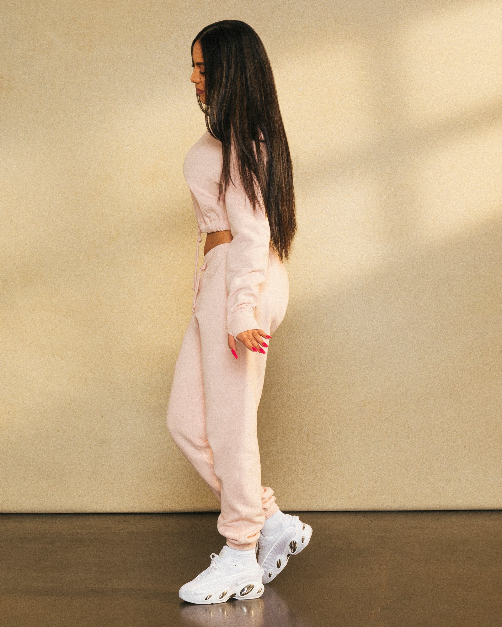 Relaxed Fit Sweatpant - Rose Smoke IMAGE #3