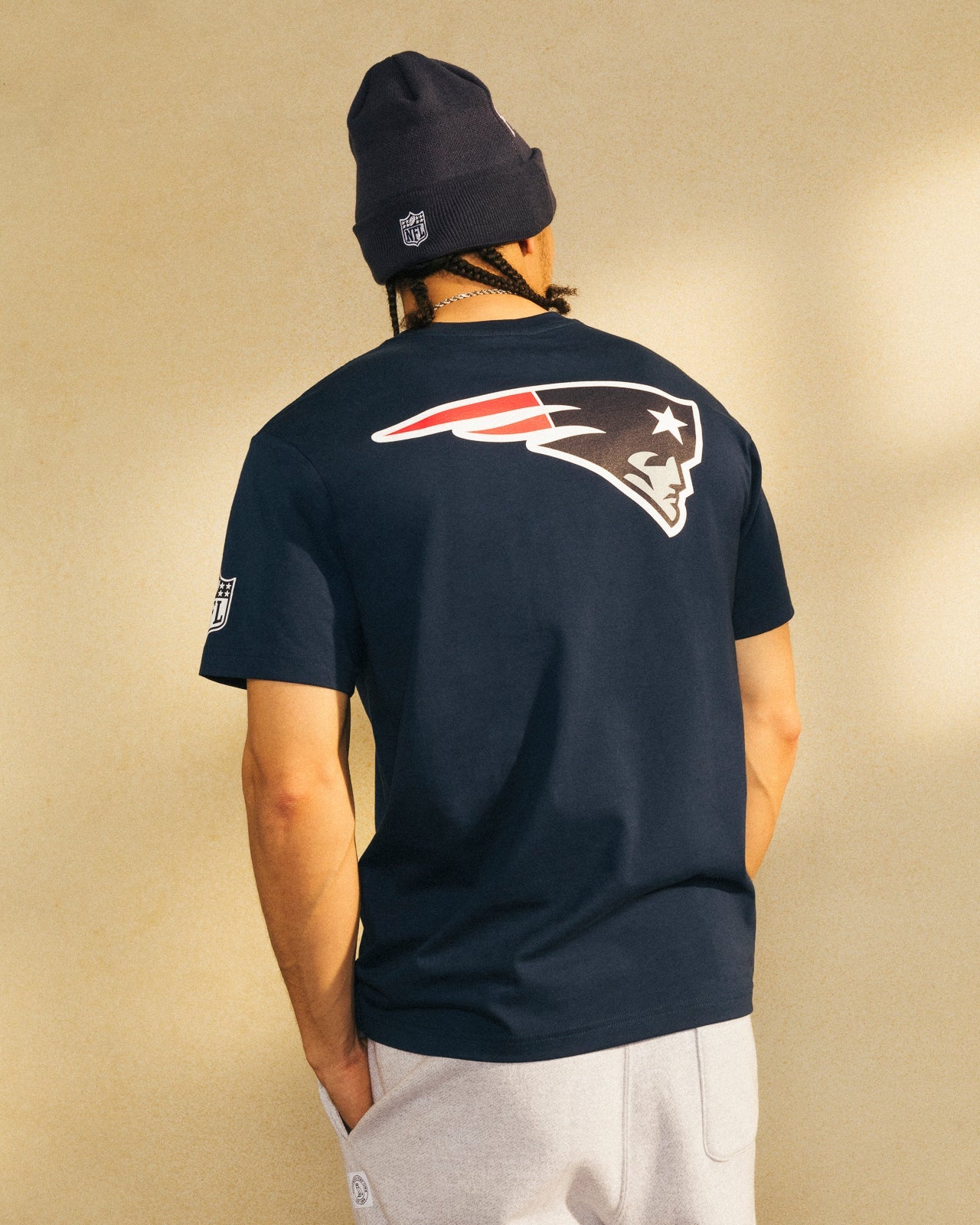 NFL New England Patriots Game Day T-Shirt - Blue IMAGE #3