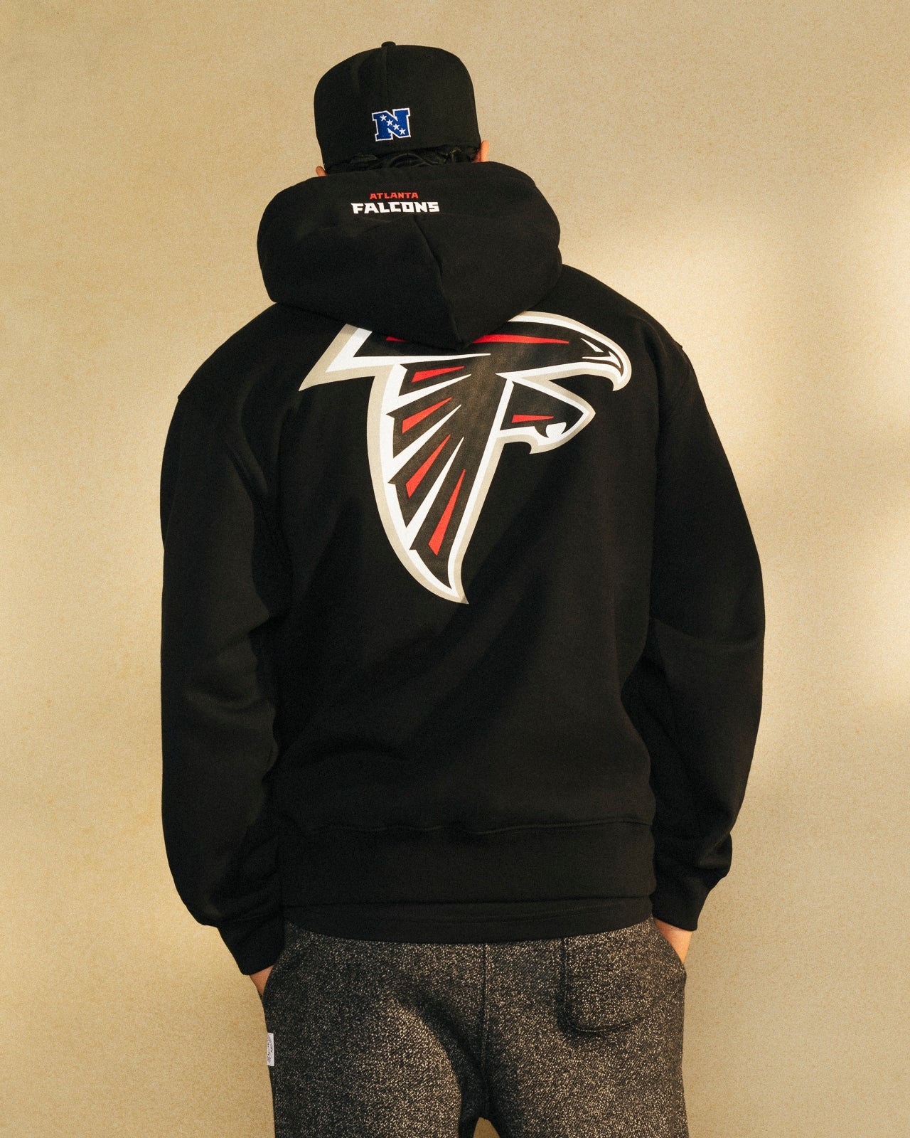 NFL Atlanta Falcons OG Hoodie - Black IMAGE #3
