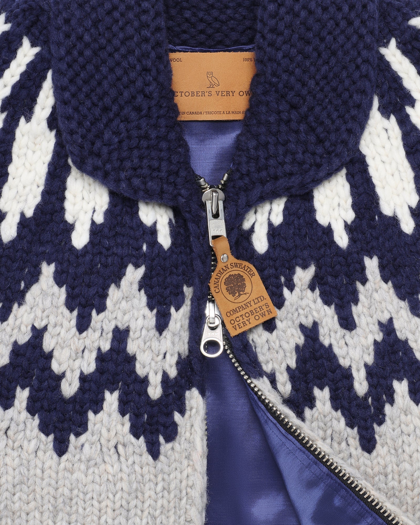 Canadian Sweater Company Hand Knit Cardigan - Oatmeal IMAGE #12