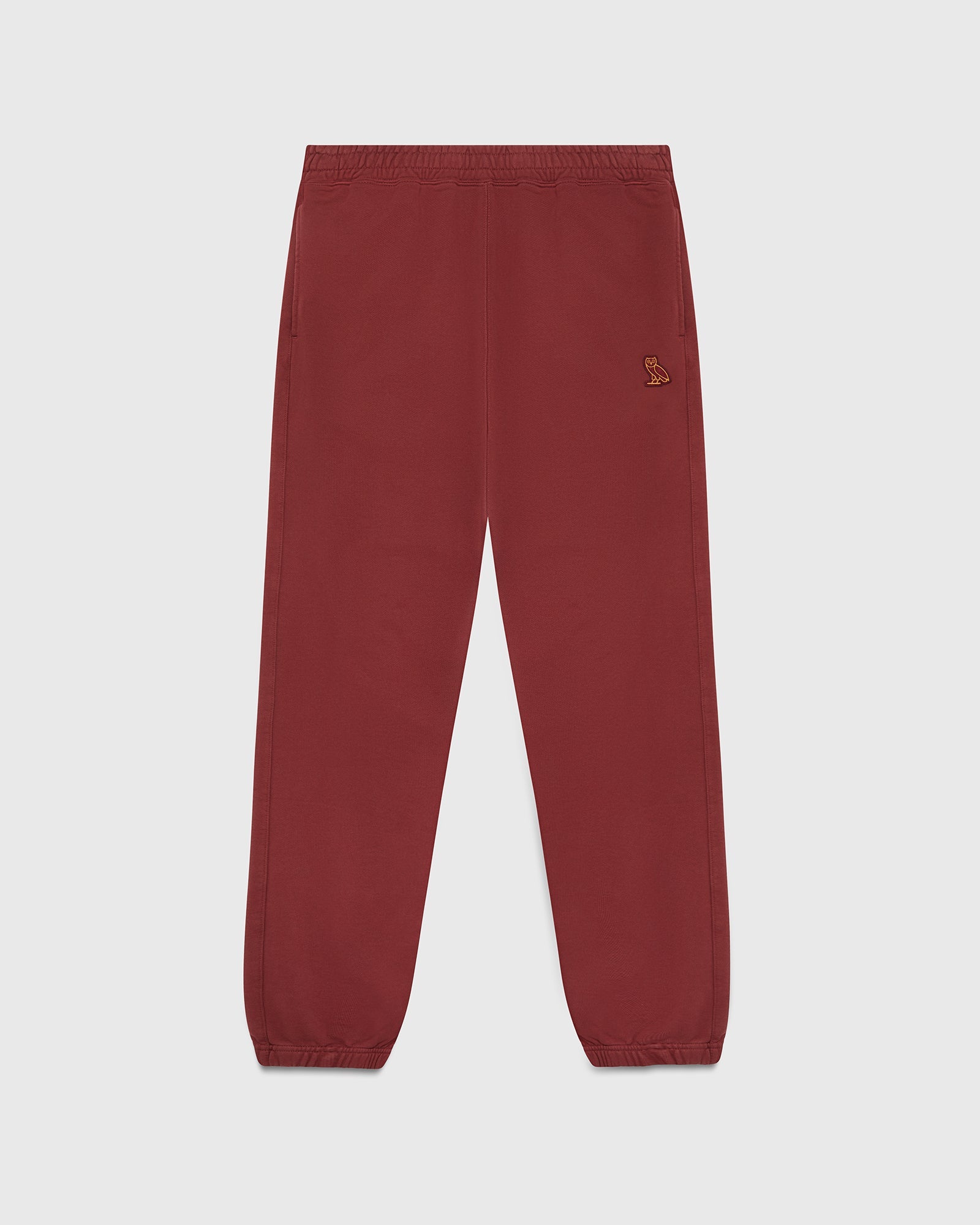 Classic Relaxed Fit Sweatpant - Burgundy IMAGE #1