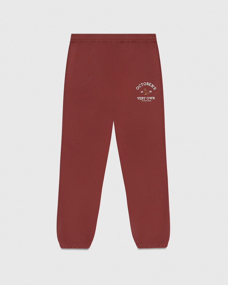 Collegiate Relaxed Fit Sweatpant - Burgundy