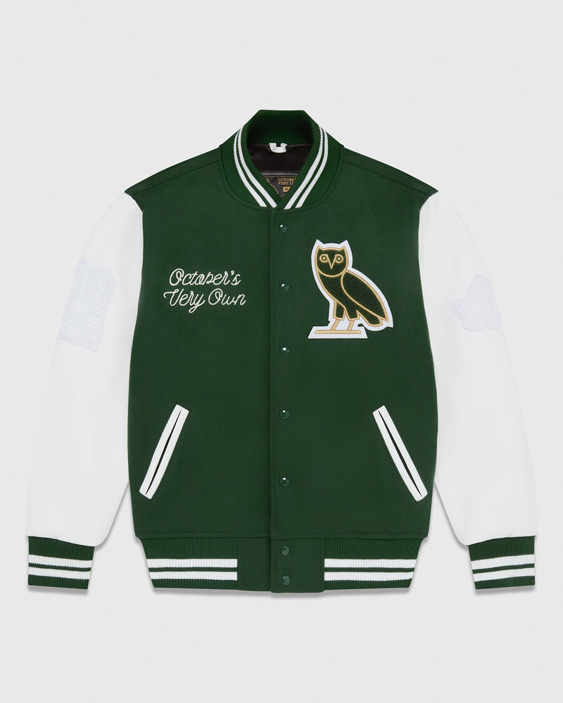 Collegiate Varsity Jacket - Green