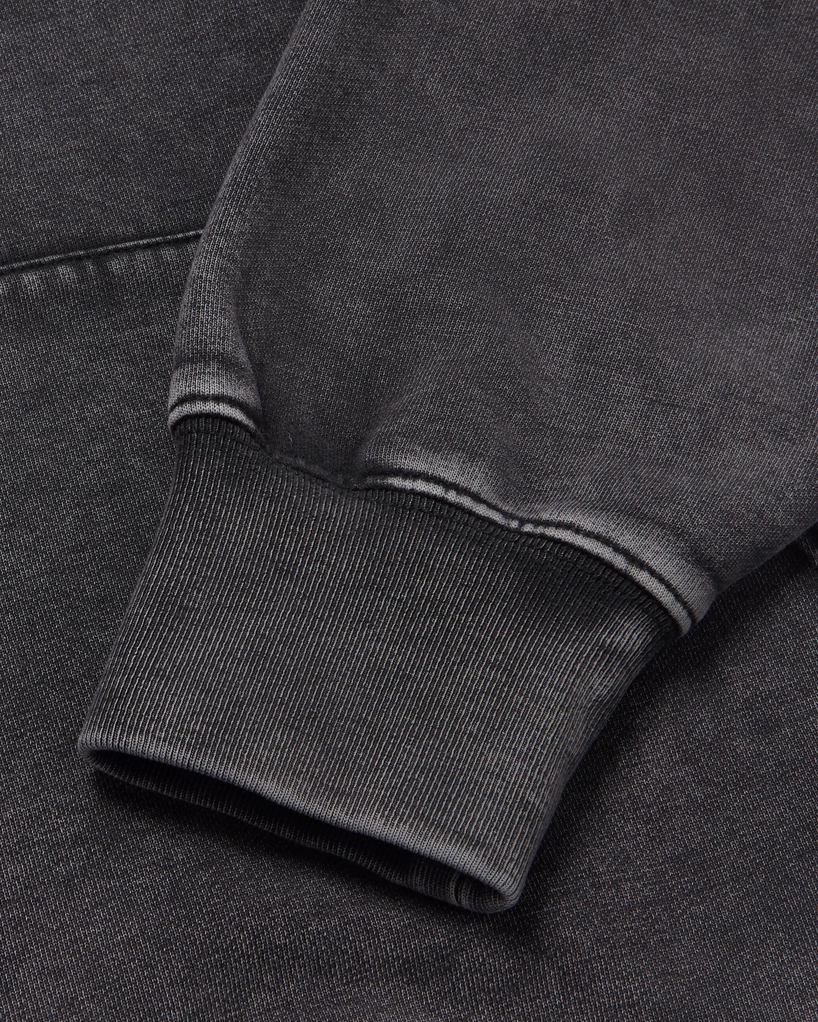 Muskoka Garment Dyed Full-Zip Hoodie - Black IMAGE #5
