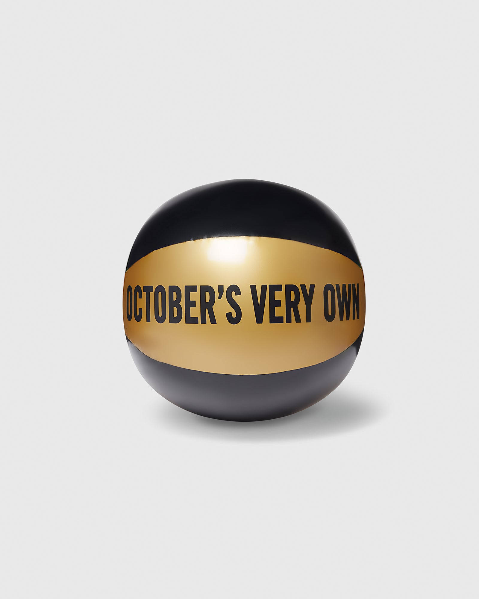 Inflatable Beach Ball - Black/Gold IMAGE #3
