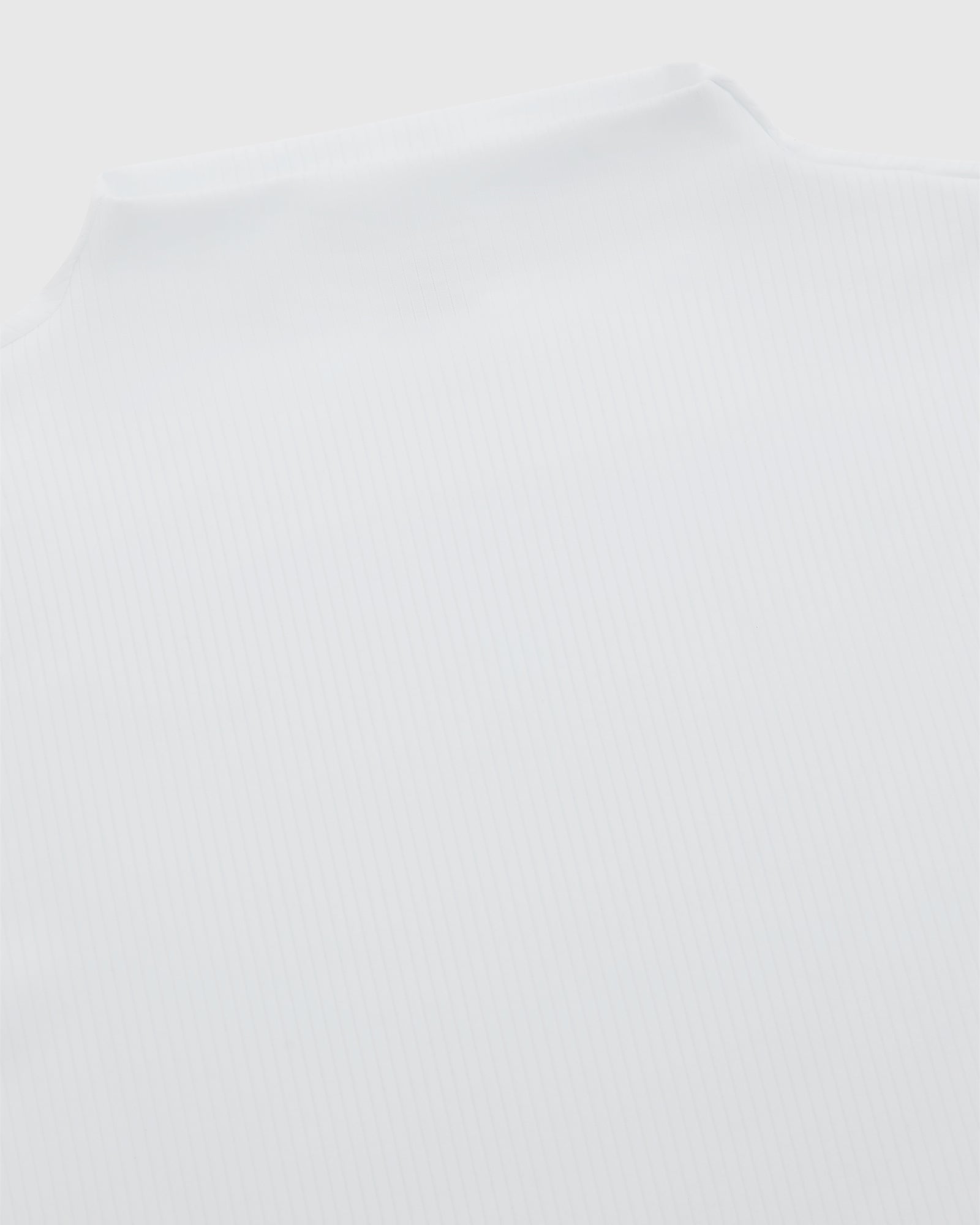 Cropped Mock Neck Longsleeve T-Shirt - White IMAGE #7