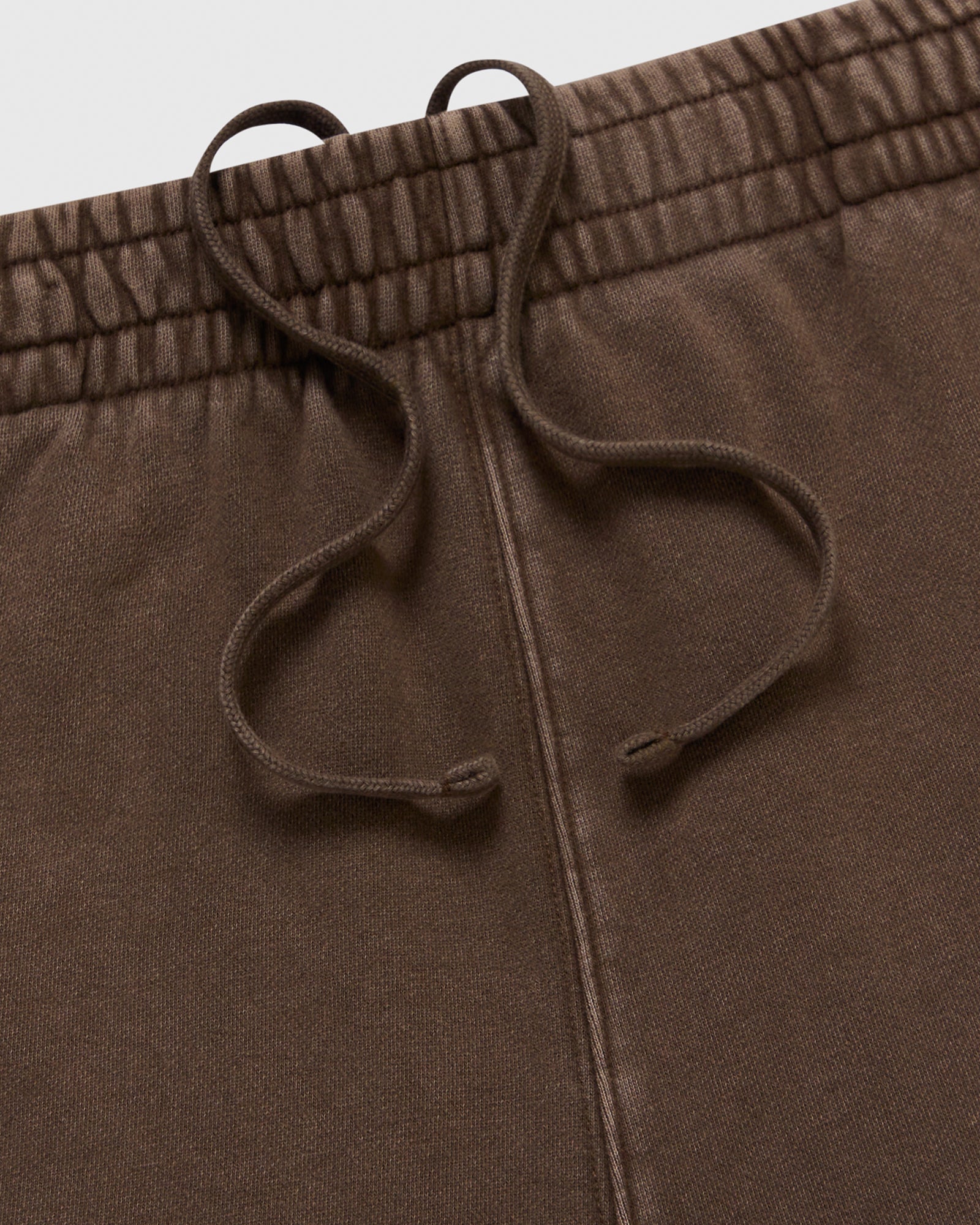 Muskoka Garment Dyed Open Hem Sweatpant - Brown IMAGE #5