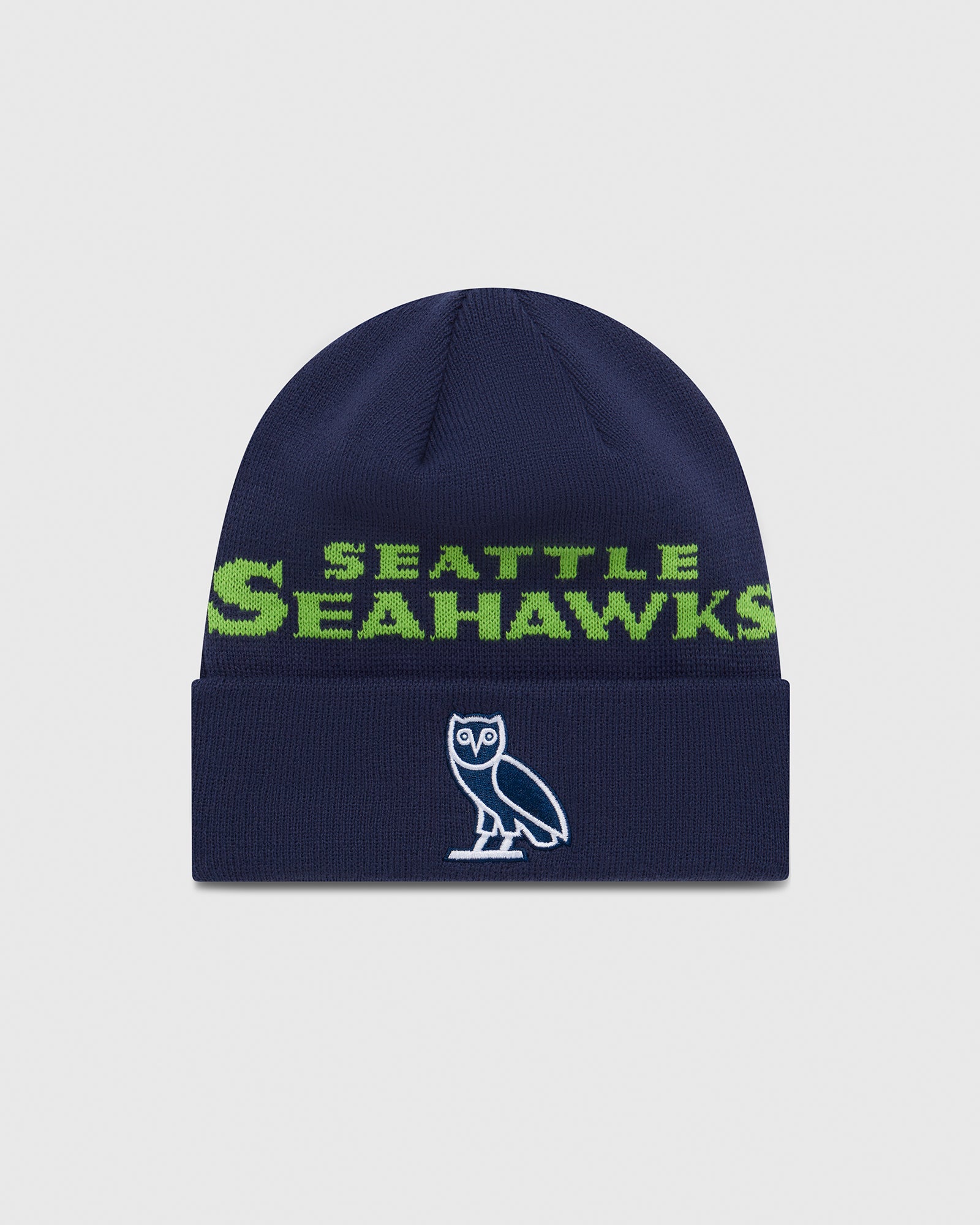 NFL Seattle Seahawks New Era Beanie - Blue IMAGE #1