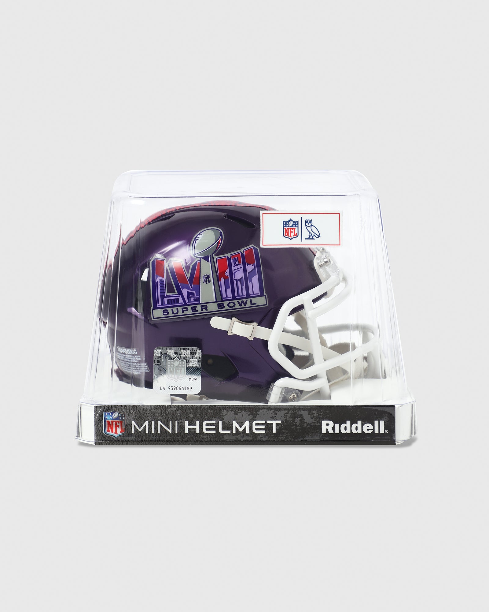 NFL Superbowl Riddell Mini Helmet - Purple IMAGE #1