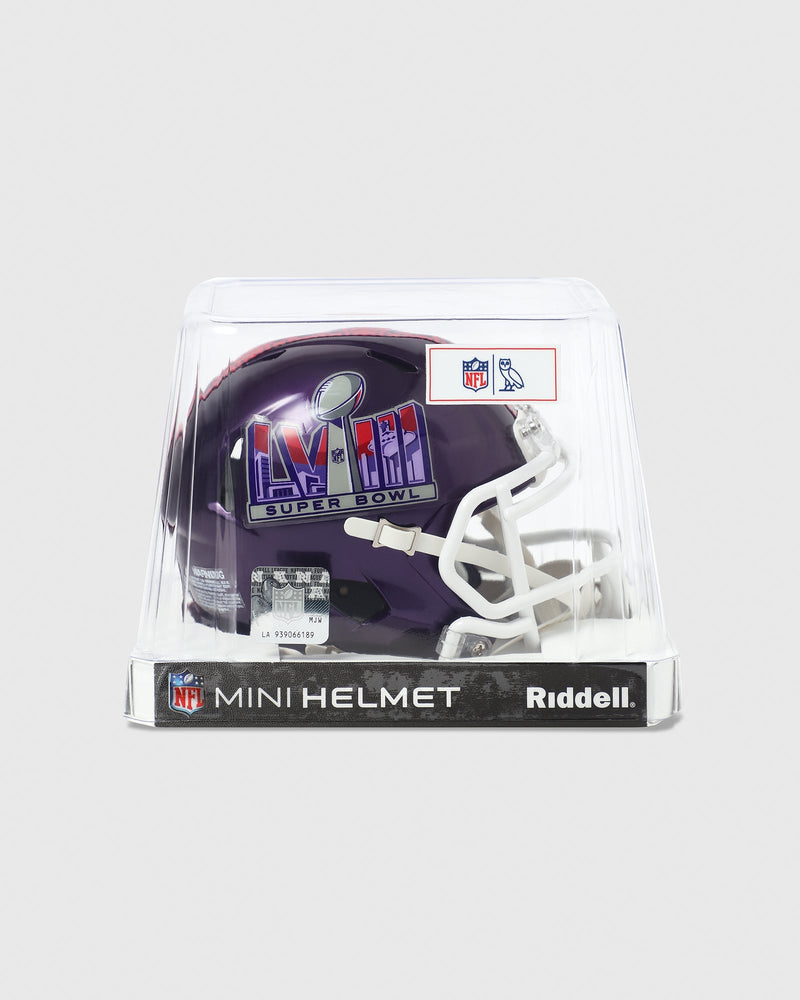 NFL Superbowl Riddell Mini Helmet - Purple