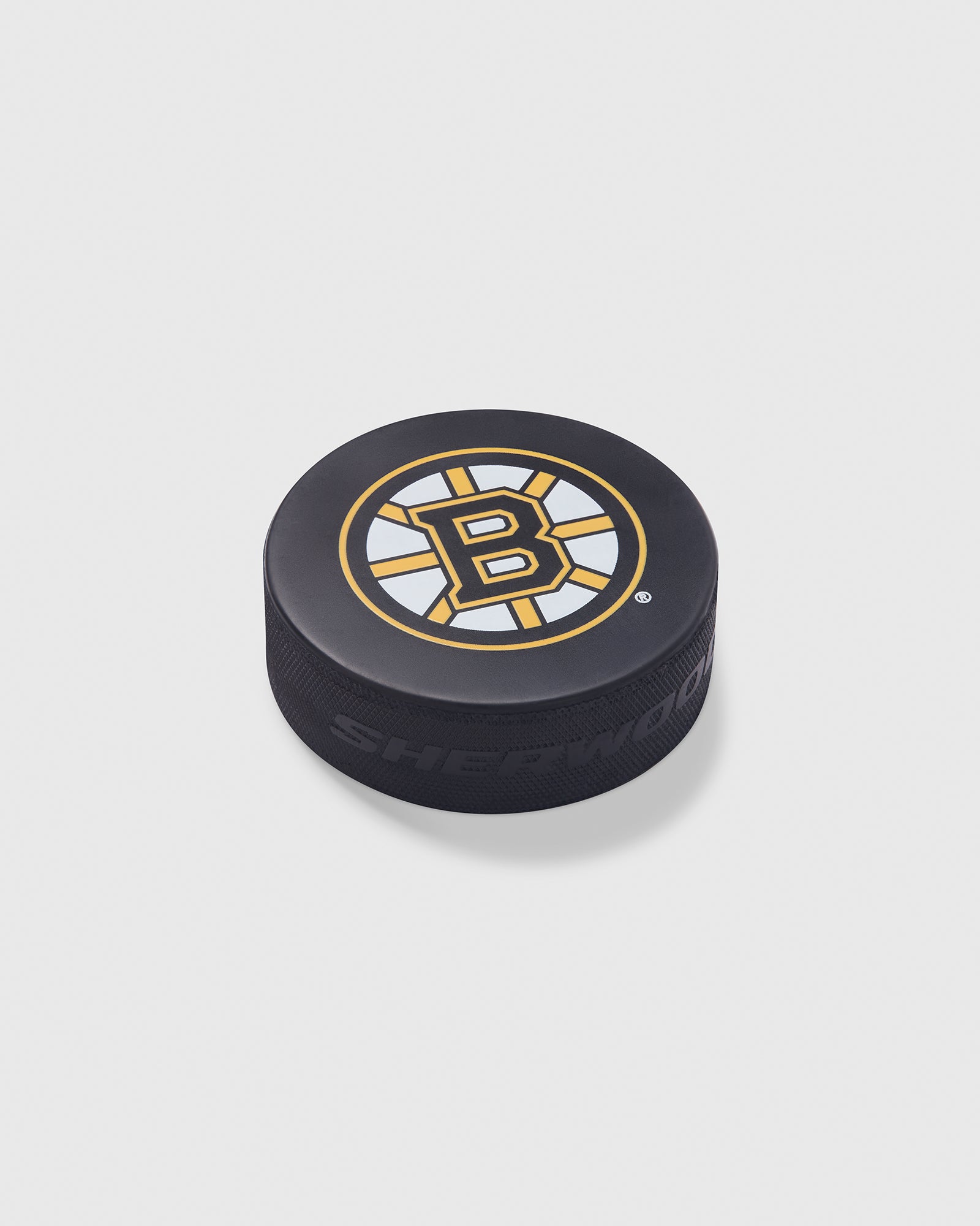 Boston Bruins Hockey Puck - Black IMAGE #3